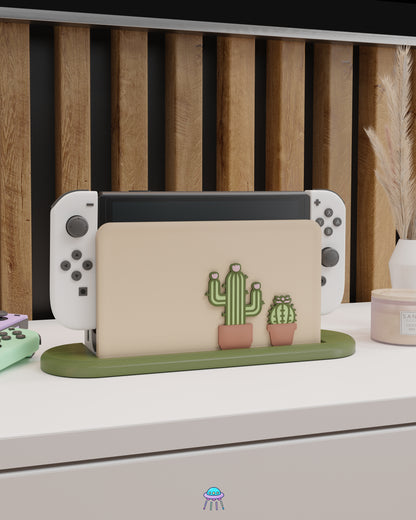 Cactus Dock Cover for Nintendo Switch – Original Faceplate Design