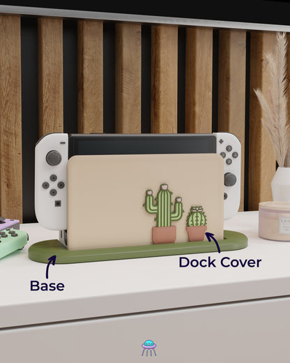 Cactus Dock Cover for Nintendo Switch – Original Faceplate Design
