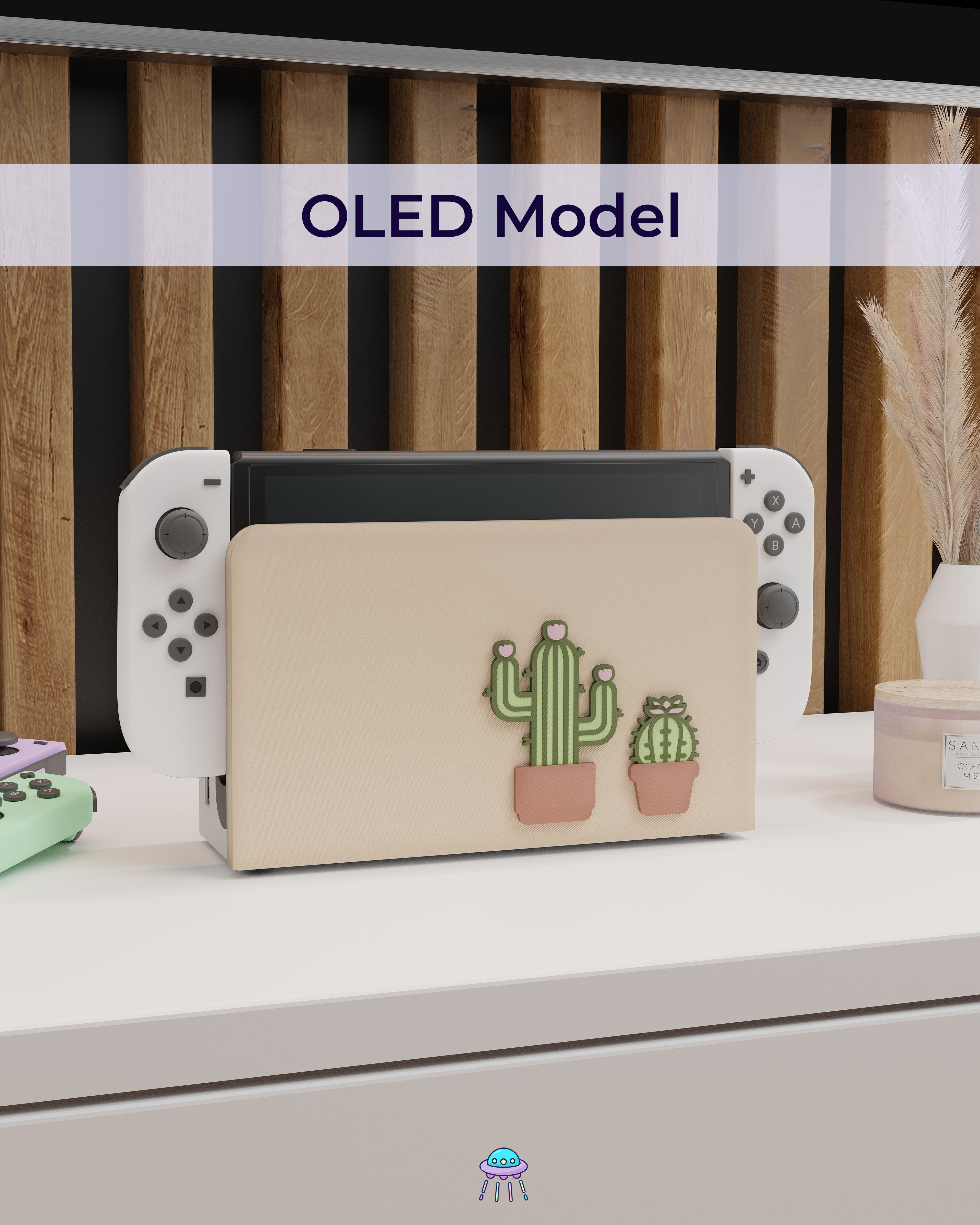 Cactus Dock Cover for Nintendo Switch – Original Faceplate Design