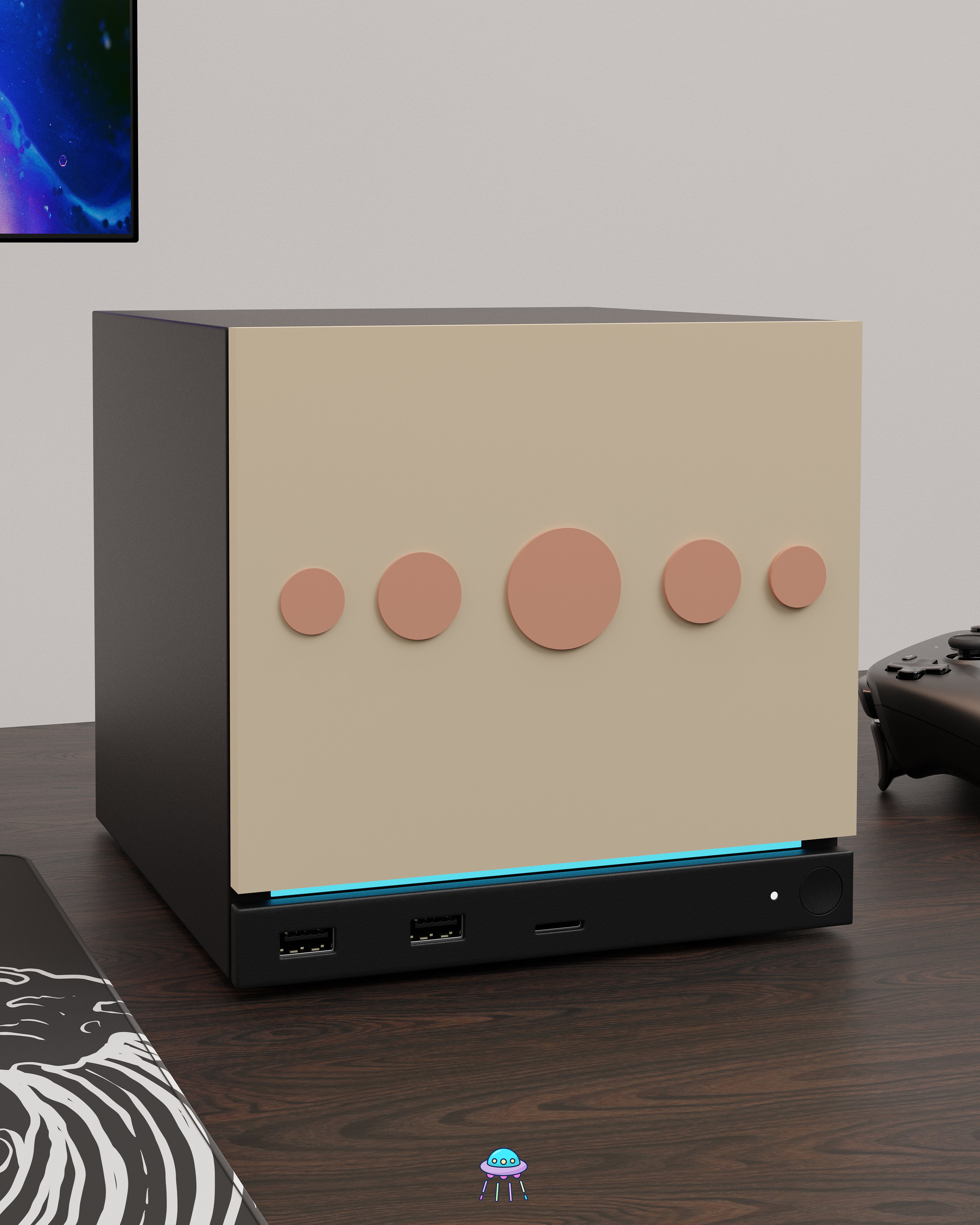 Circles Valve Steam Machine Faceplate / Face Cover - In Stock