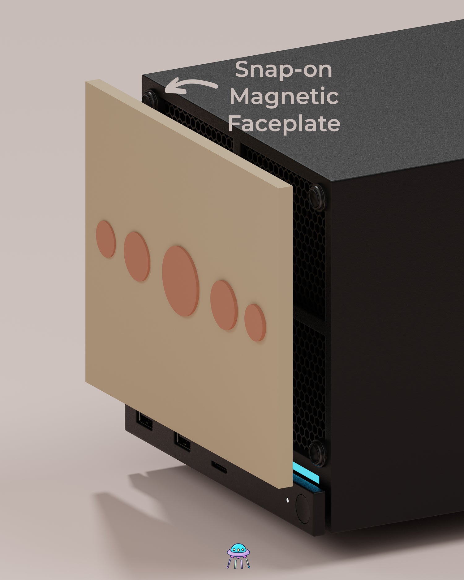 Circles Valve Steam Machine Faceplate / Face Cover - In Stock