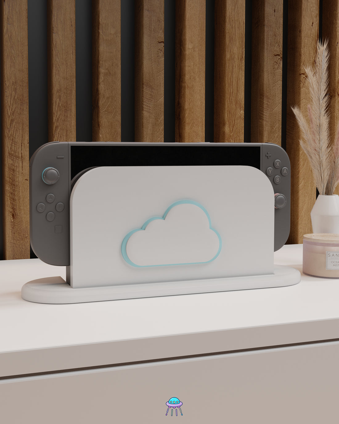 Cloud Dock Cover for Nintendo Switch 2 – Original Faceplate Design