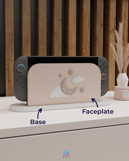 Cozy Dreams Dock Cover for Nintendo Switch 2 – Original Faceplate Design