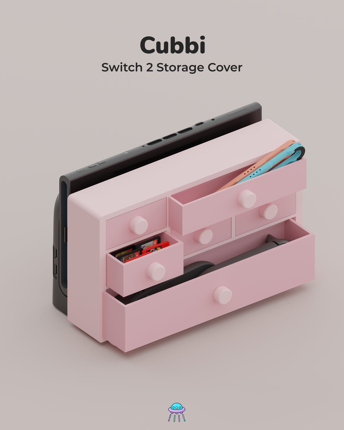 Cubbi - Nintendo Switch 2 Dock Cover With Storage