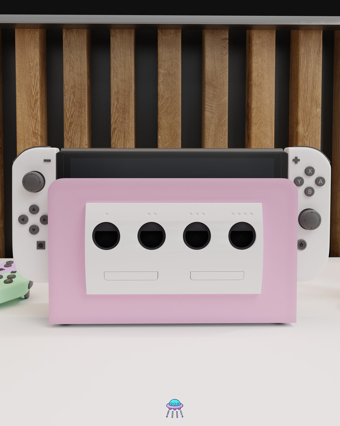 Girly Cube Dock Cover for Nintendo Switch – Original Faceplate Design