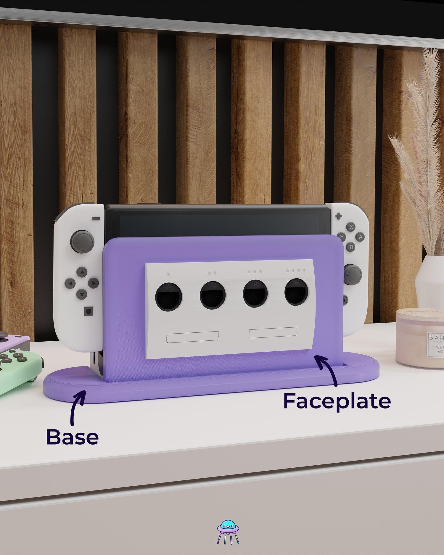 Cubey Nintendo Switch Faceplate - In Stock