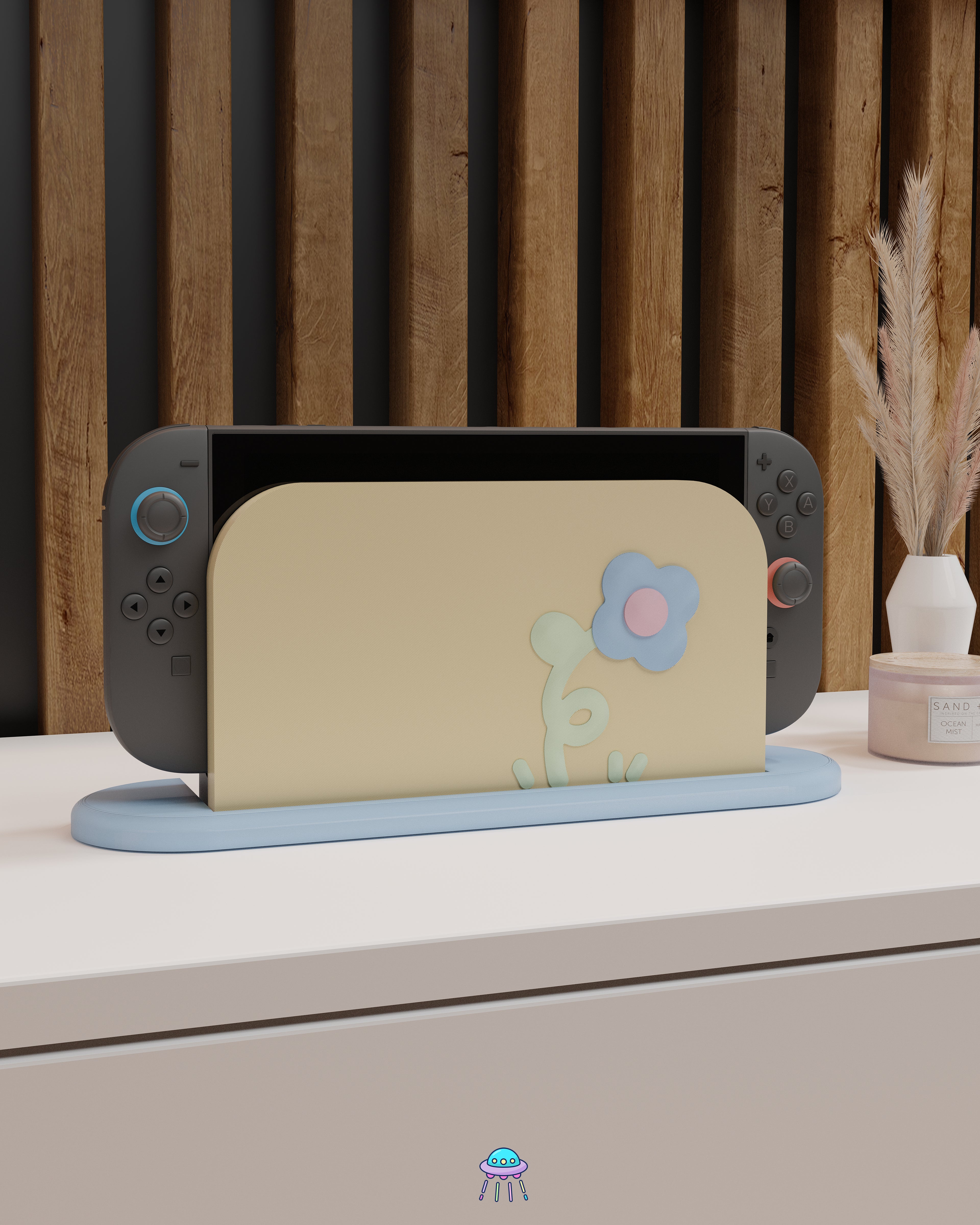 Spiral Sprout Dock Cover for Nintendo Switch 2 – Original Faceplate Design