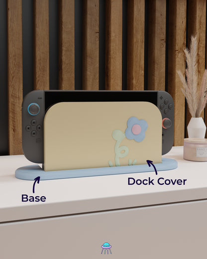 Spiral Sprout Dock Cover for Nintendo Switch 2 – Original Faceplate Design