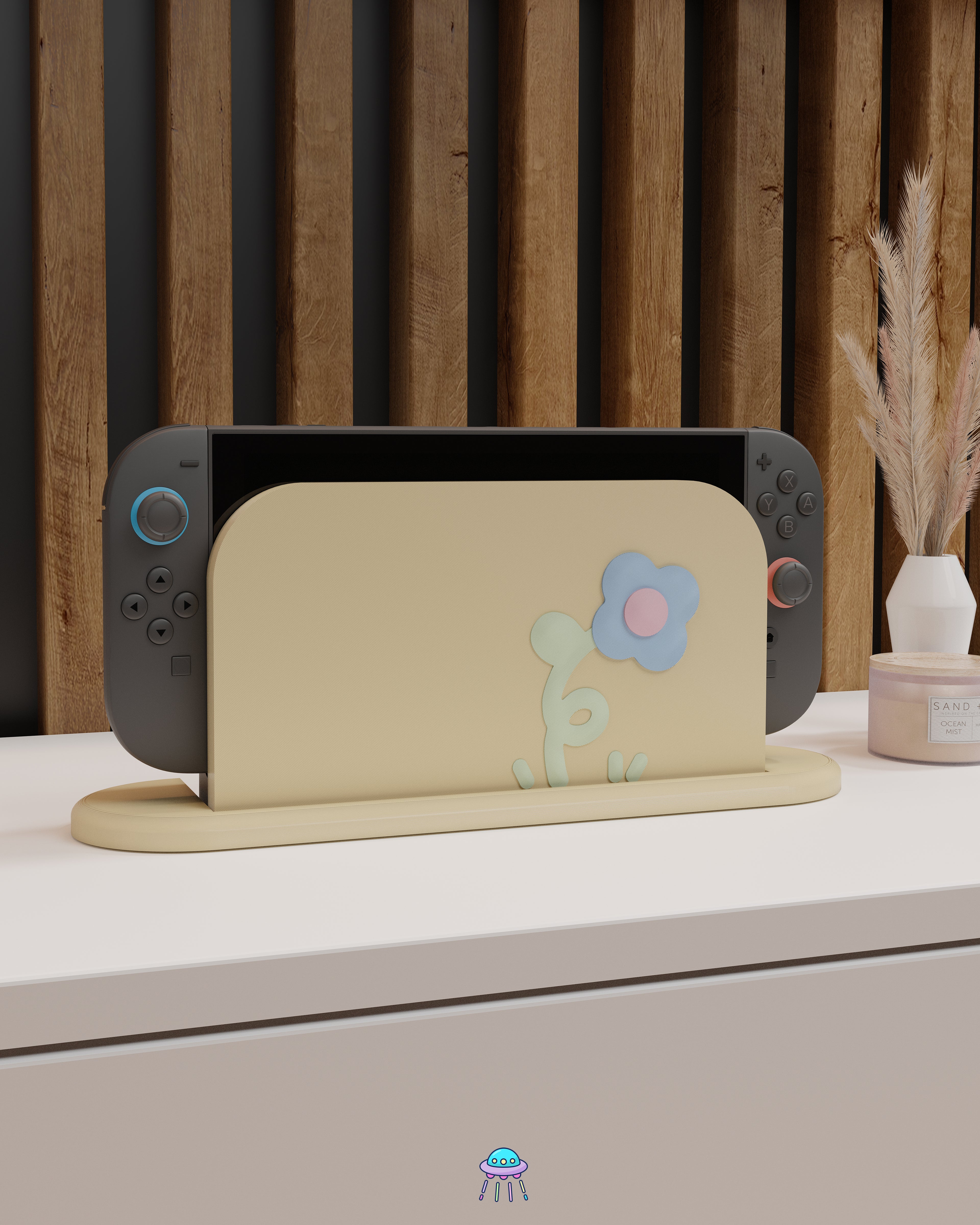 Spiral Sprout Dock Cover for Nintendo Switch 2 – Original Faceplate Design