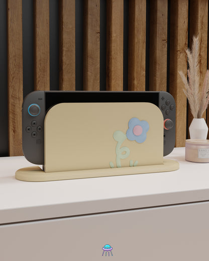Spiral Sprout Dock Cover for Nintendo Switch 2 – Original Faceplate Design