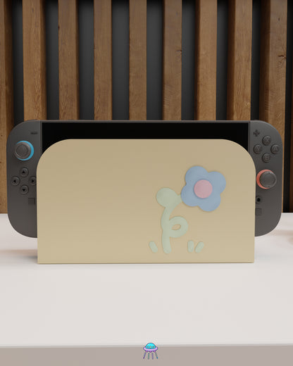 Spiral Sprout Dock Cover for Nintendo Switch 2 – Original Faceplate Design