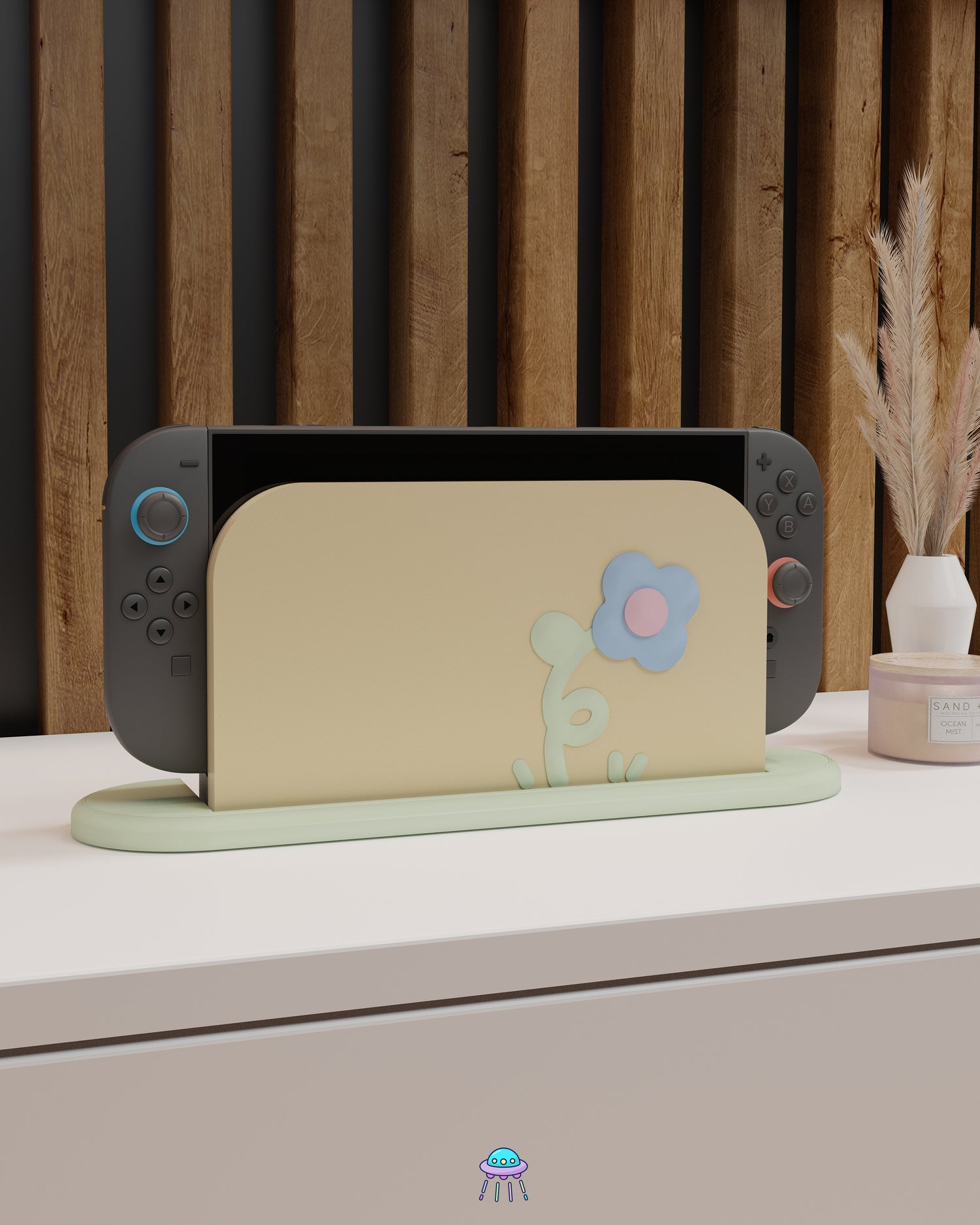 Spiral Sprout Dock Cover for Nintendo Switch 2 – Original Faceplate Design