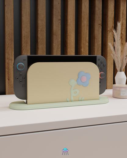 Spiral Sprout Dock Cover for Nintendo Switch 2 – Original Faceplate Design