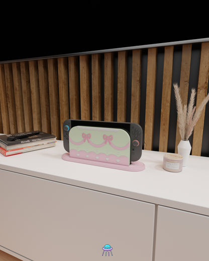 Cute Cake Dock Cover for Nintendo Switch 2 – Original Faceplate Design