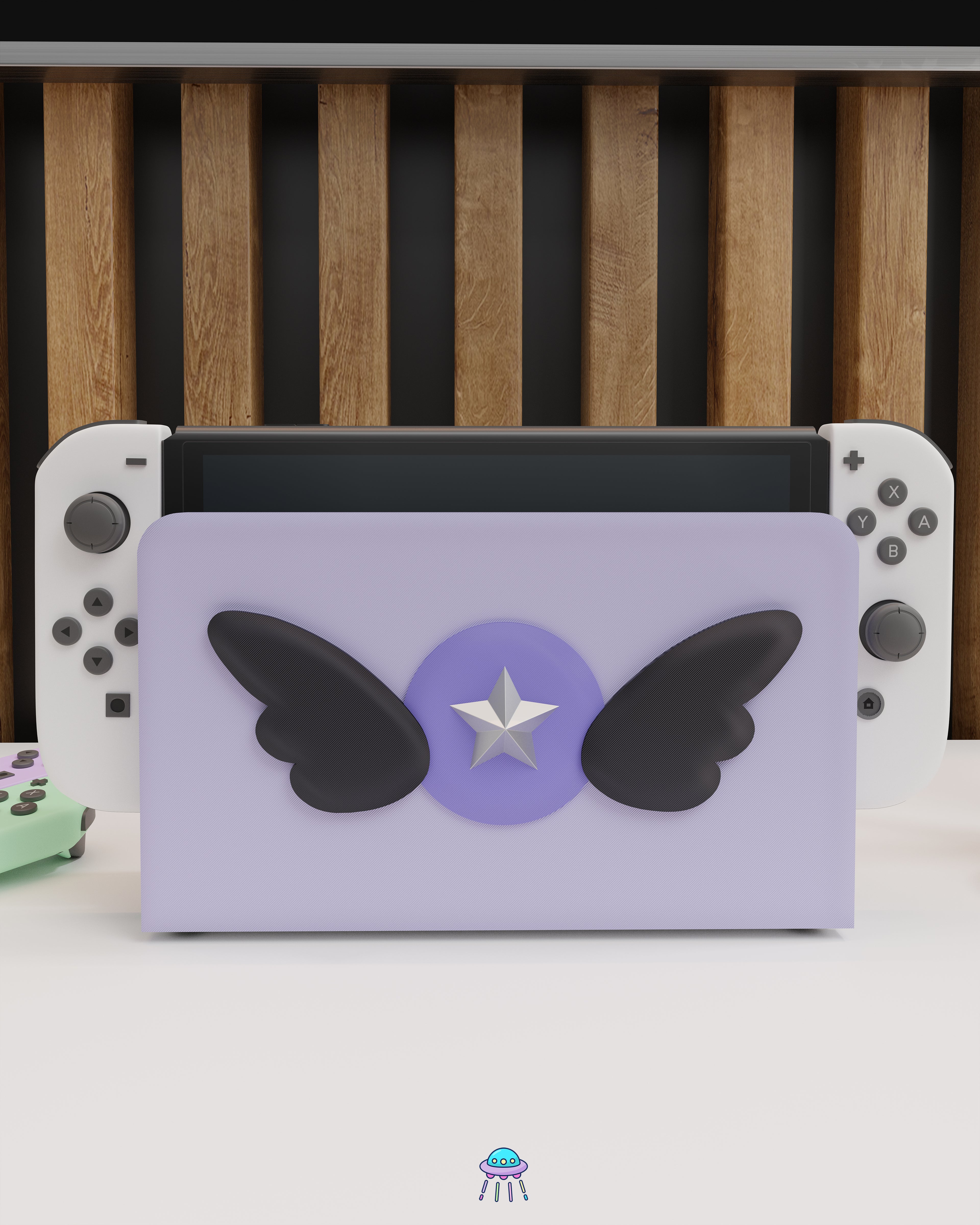 Dark Magic Dock Cover for Nintendo Switch – Original Faceplate Design