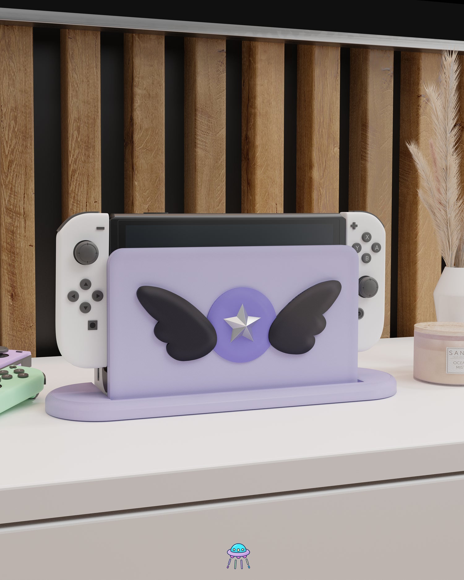 Dark Magic Dock Cover for Nintendo Switch – Original Faceplate Design