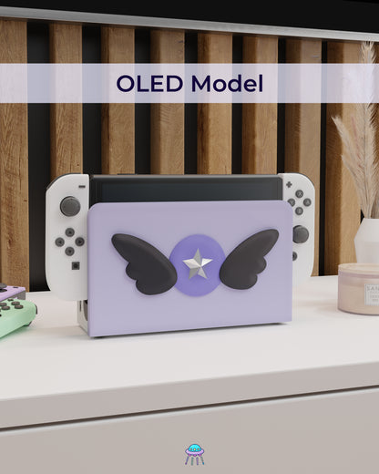Dark Magic Dock Cover for Nintendo Switch – Original Faceplate Design