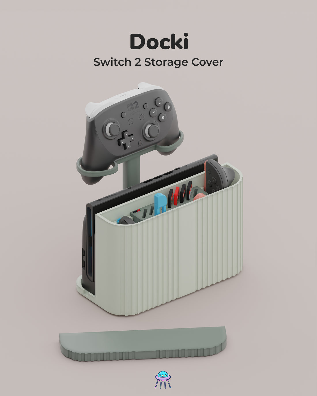 Docki - Nintendo Switch 2 Dock Cover With Storage