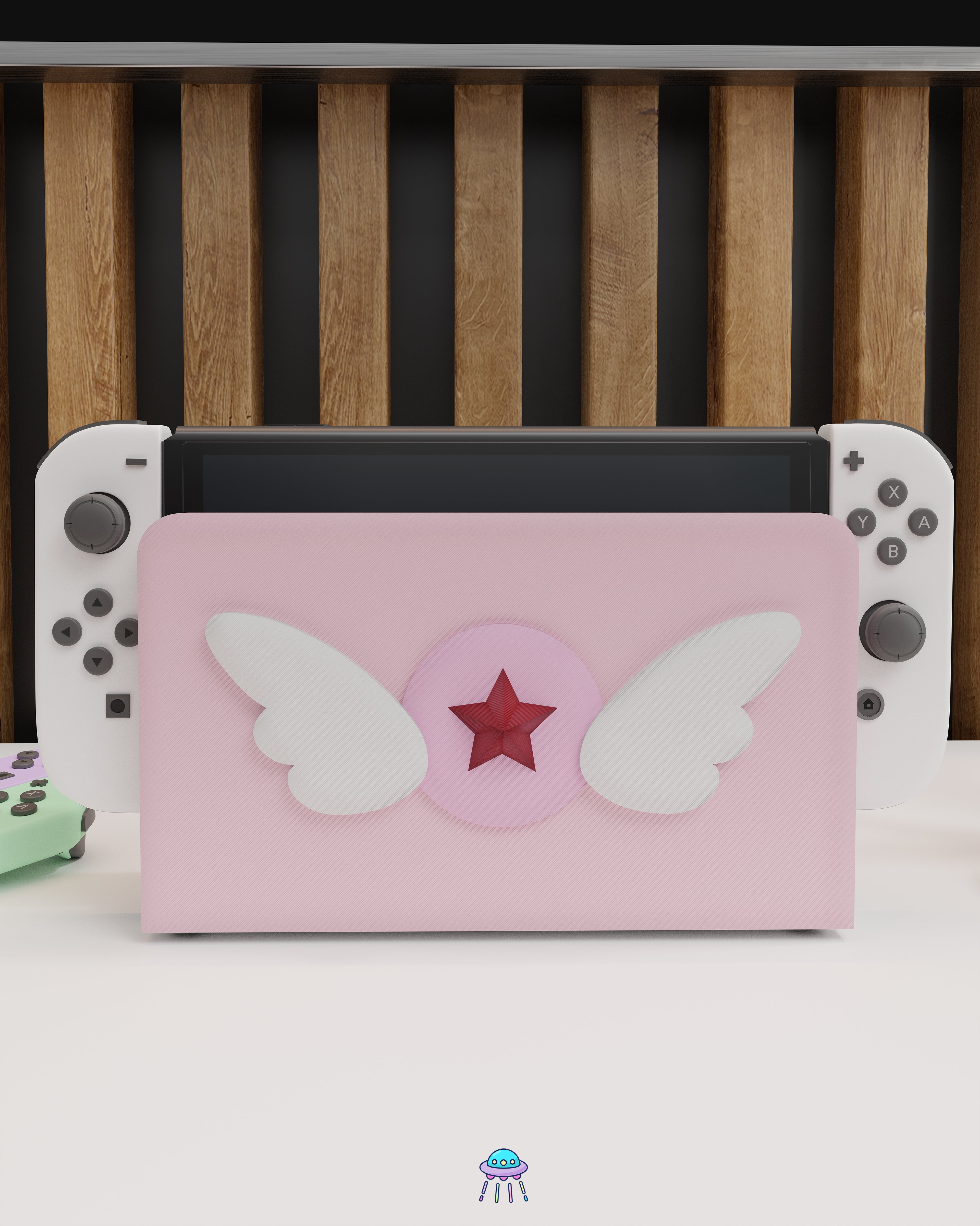 Doki Girl Cover for Nintendo Switch – Original Faceplate Design