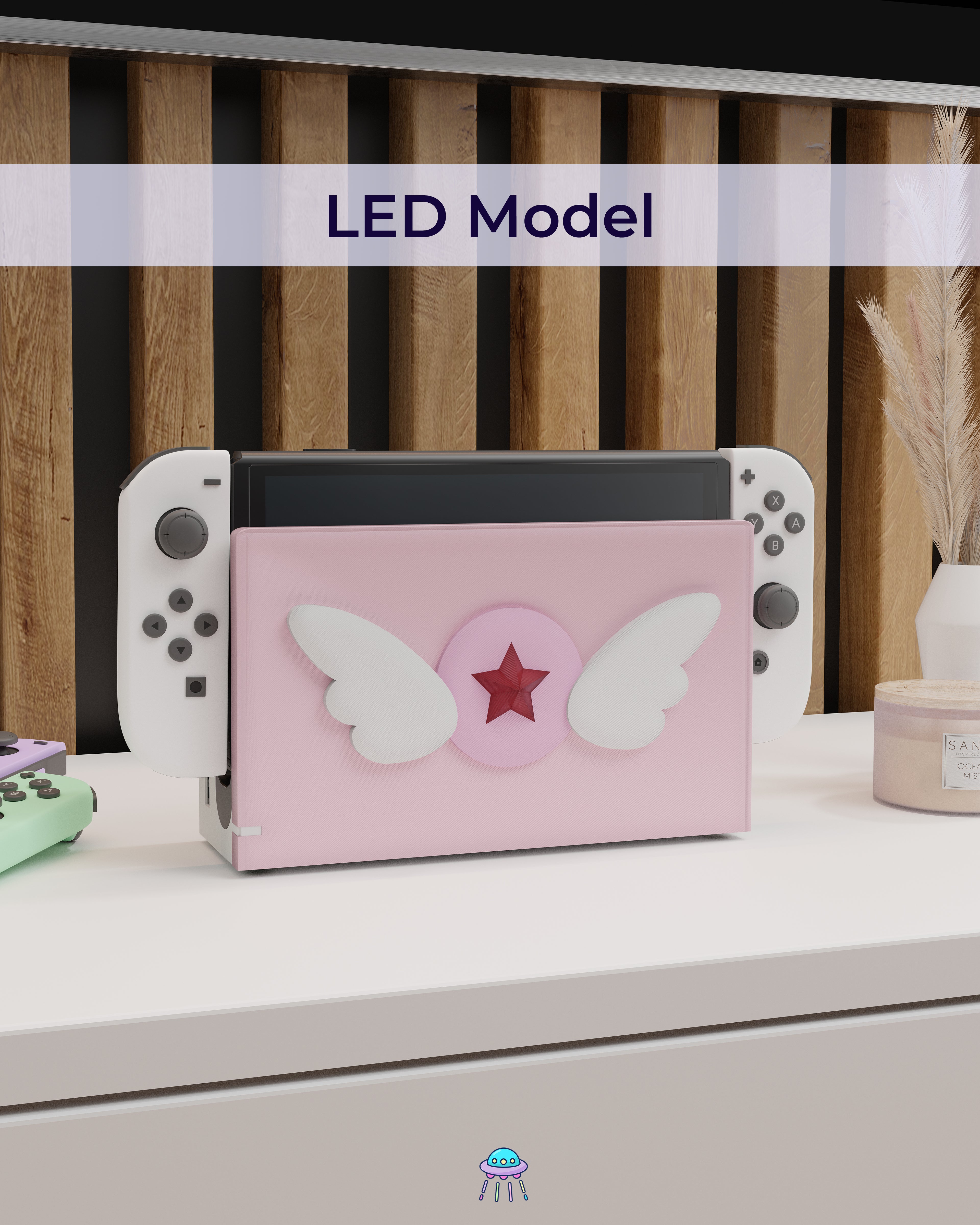 Doki Girl Cover for Nintendo Switch – Original Faceplate Design