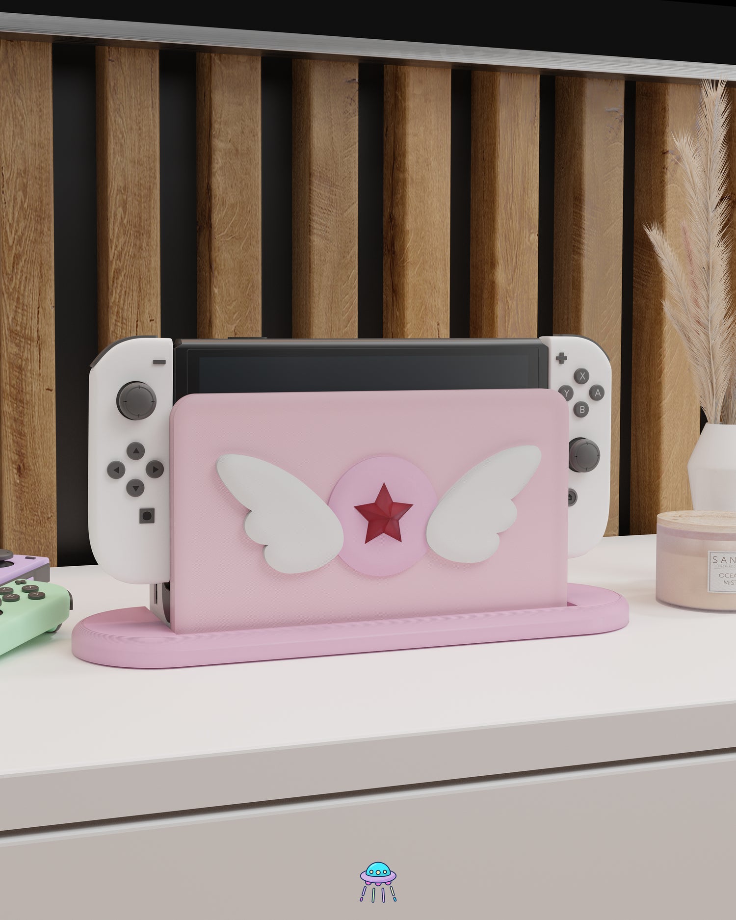 Doki Girl Cover for Nintendo Switch – Original Faceplate Design