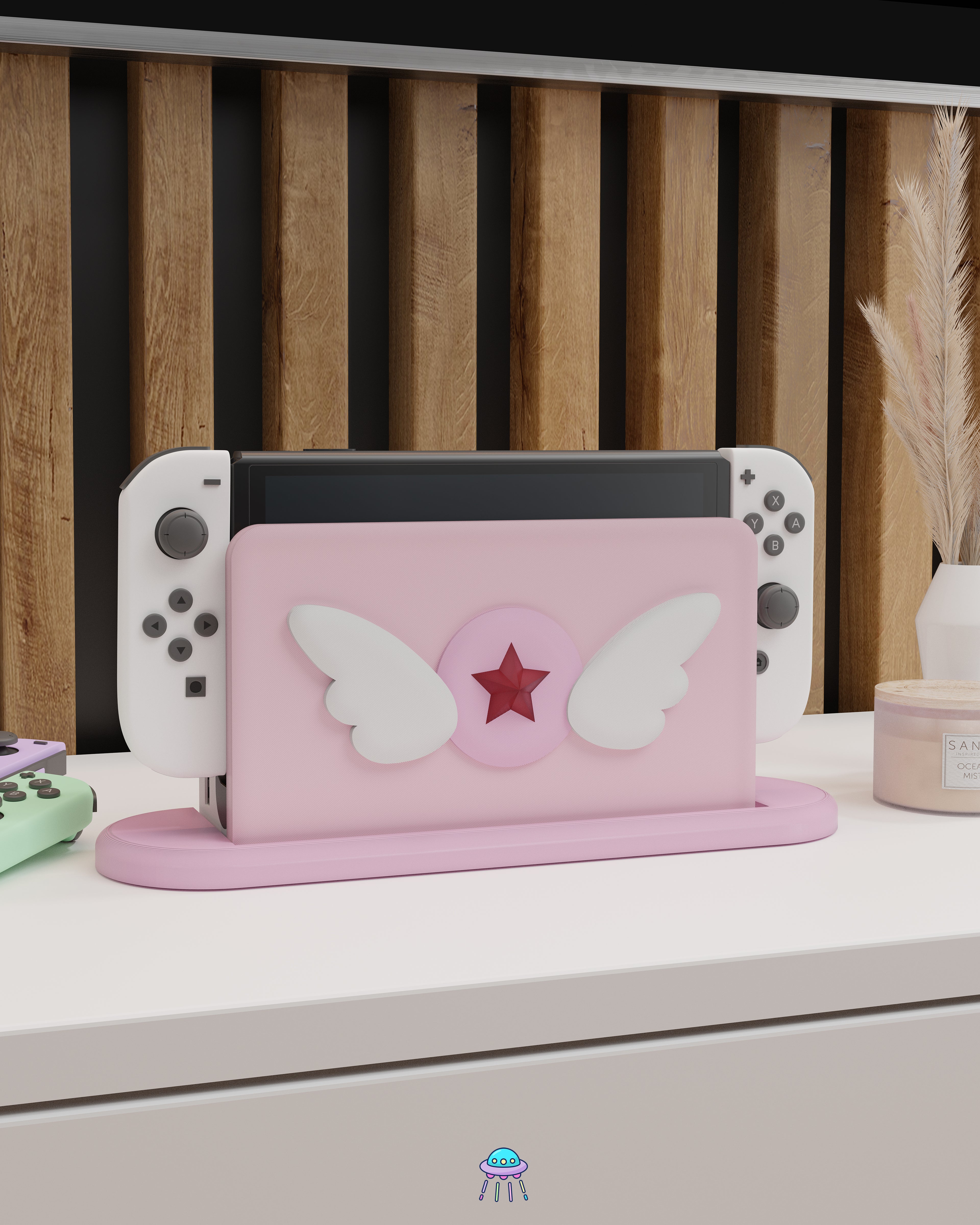Doki Girl Cover for Nintendo Switch – Original Faceplate Design