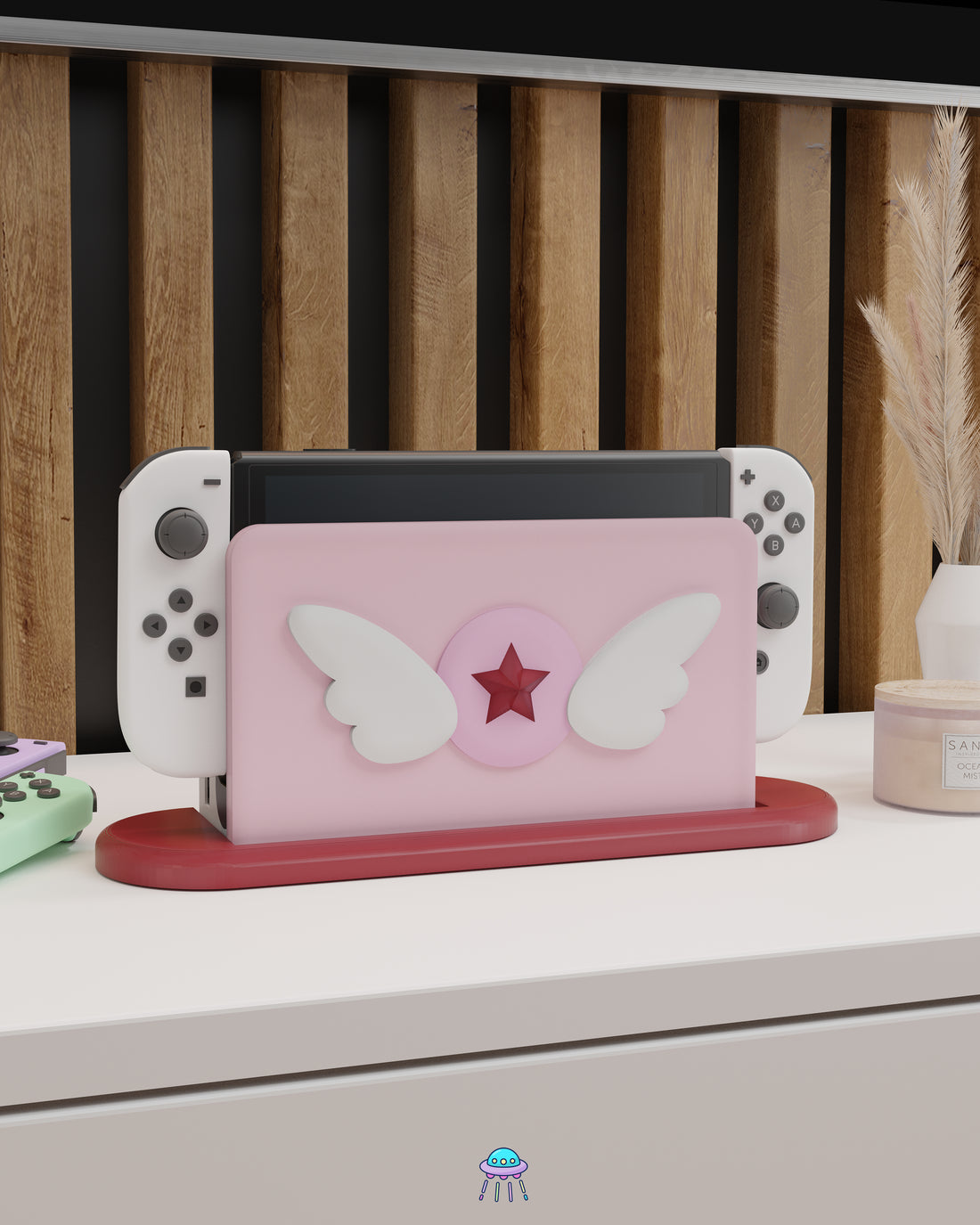 Doki Girl Cover for Nintendo Switch – Original Faceplate Design