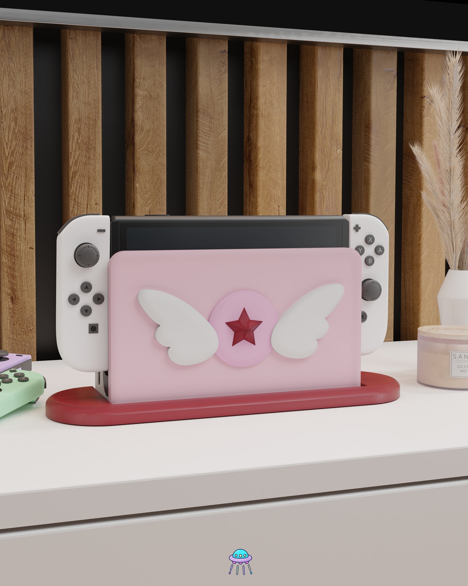 Doki Girl Cover for Nintendo Switch – Original Faceplate Design