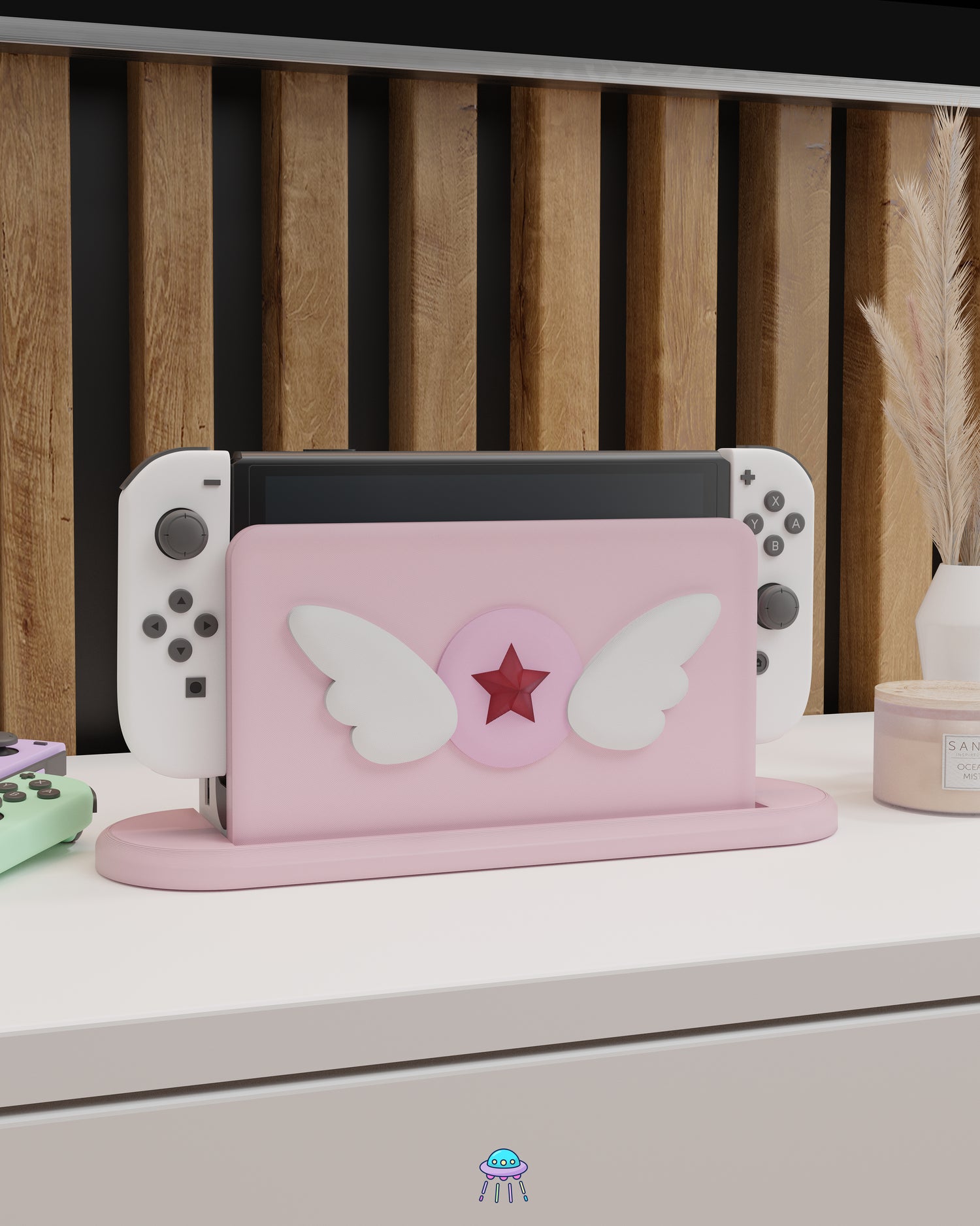 Doki Girl Cover for Nintendo Switch – Original Faceplate Design