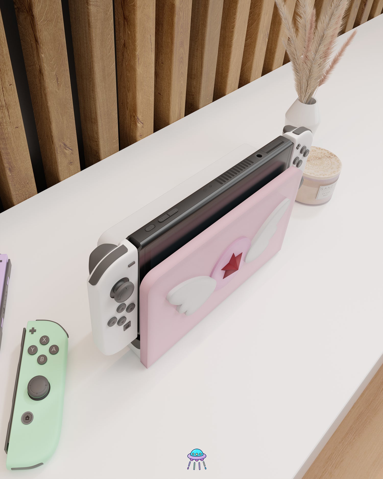 Doki Girl Cover for Nintendo Switch – Original Faceplate Design