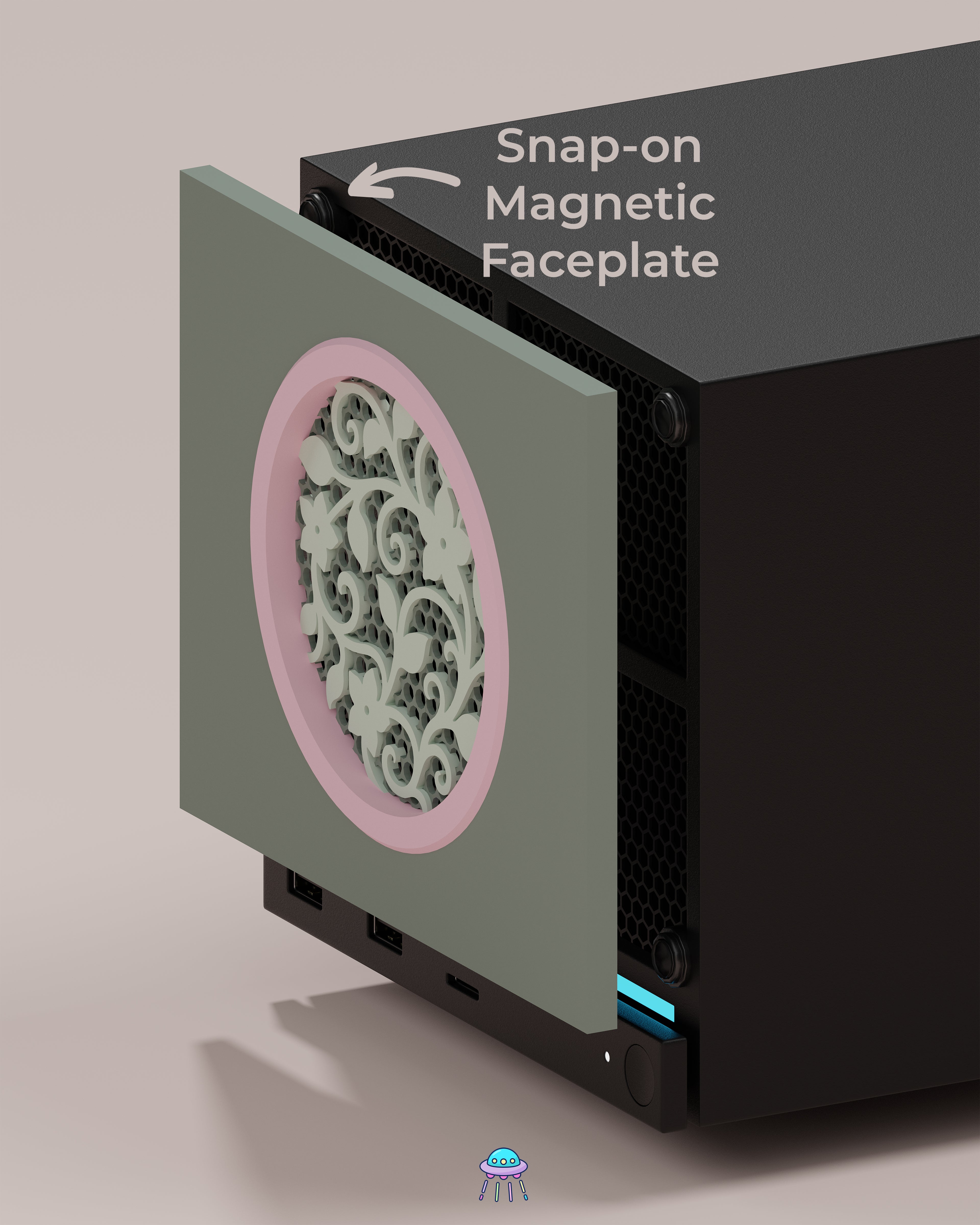 Enchanted Valve Steam Machine Faceplate / Face Cover - In Stock