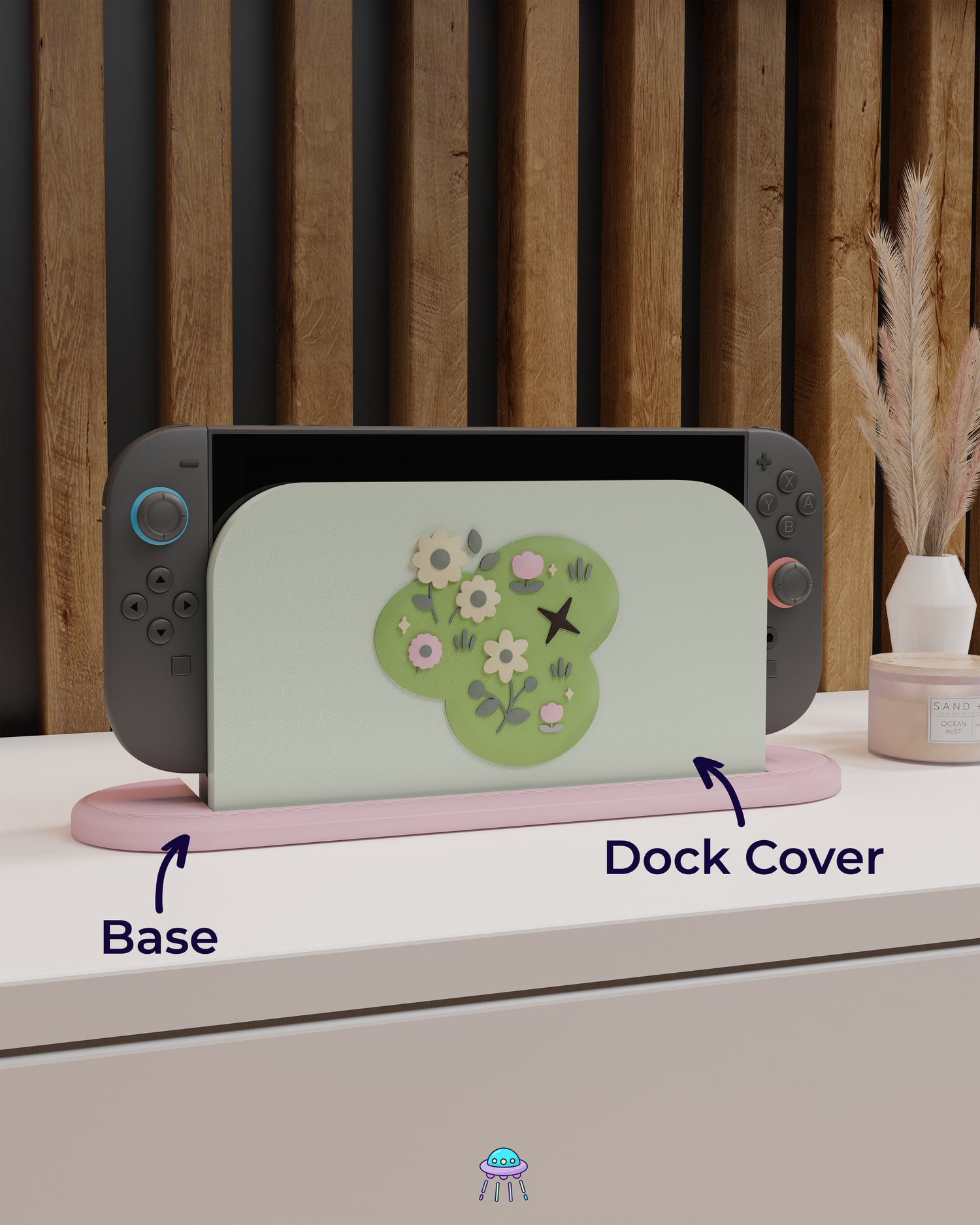 Petal Patch Cover for Nintendo Switch 2 – Original Faceplate Design