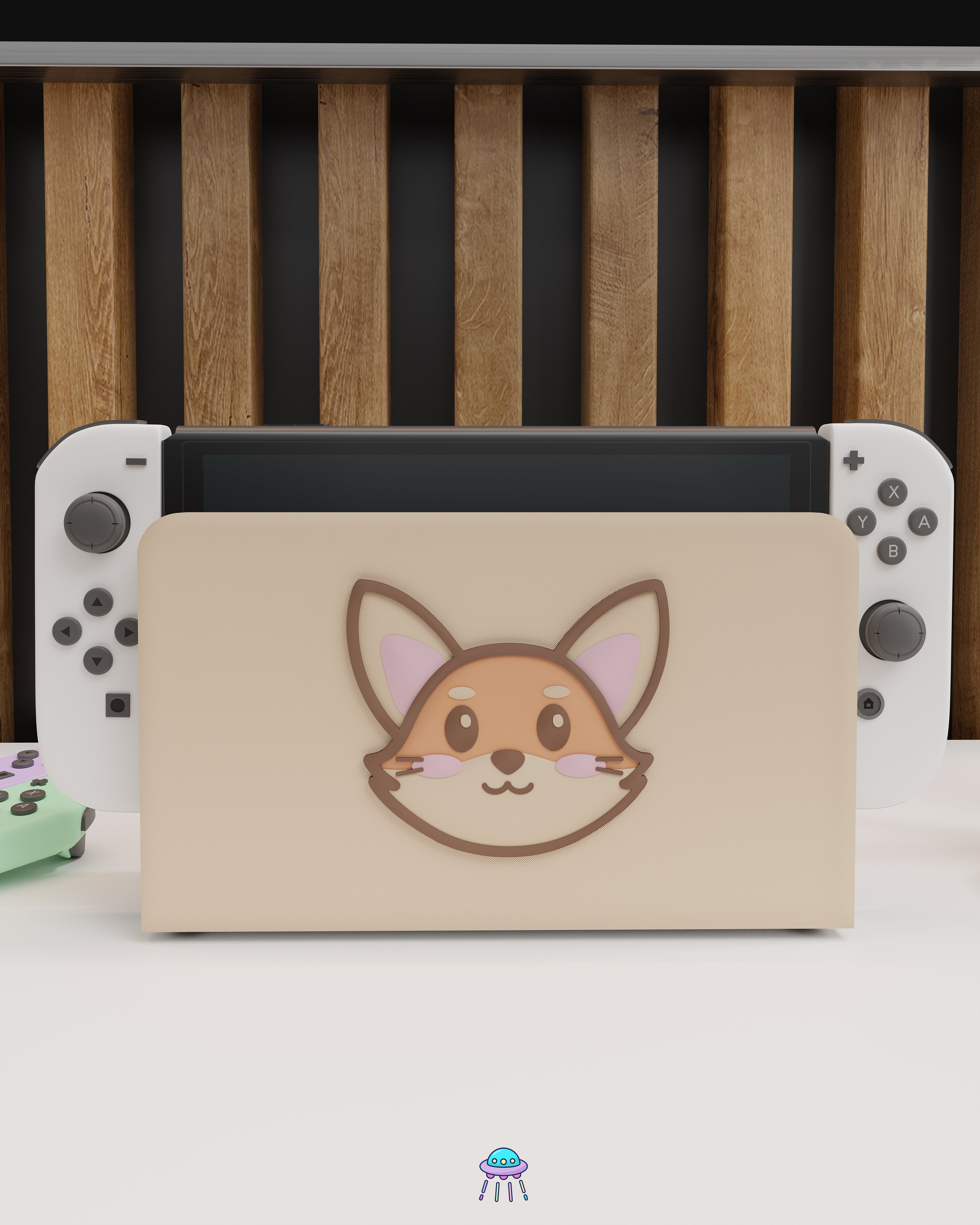 Fox Dock Cover for Nintendo Switch – Original Faceplate Design
