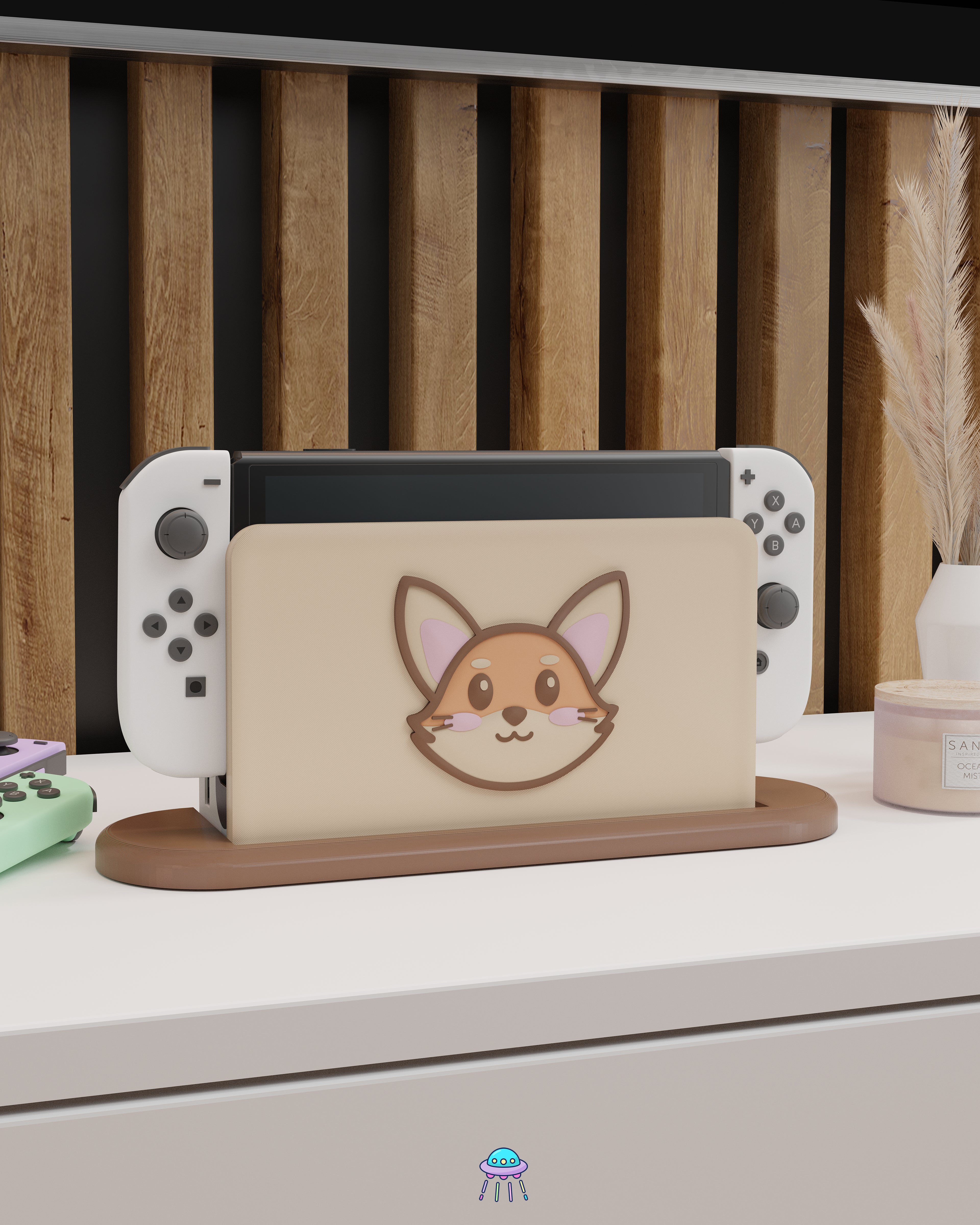 Fox Dock Cover for Nintendo Switch – Original Faceplate Design