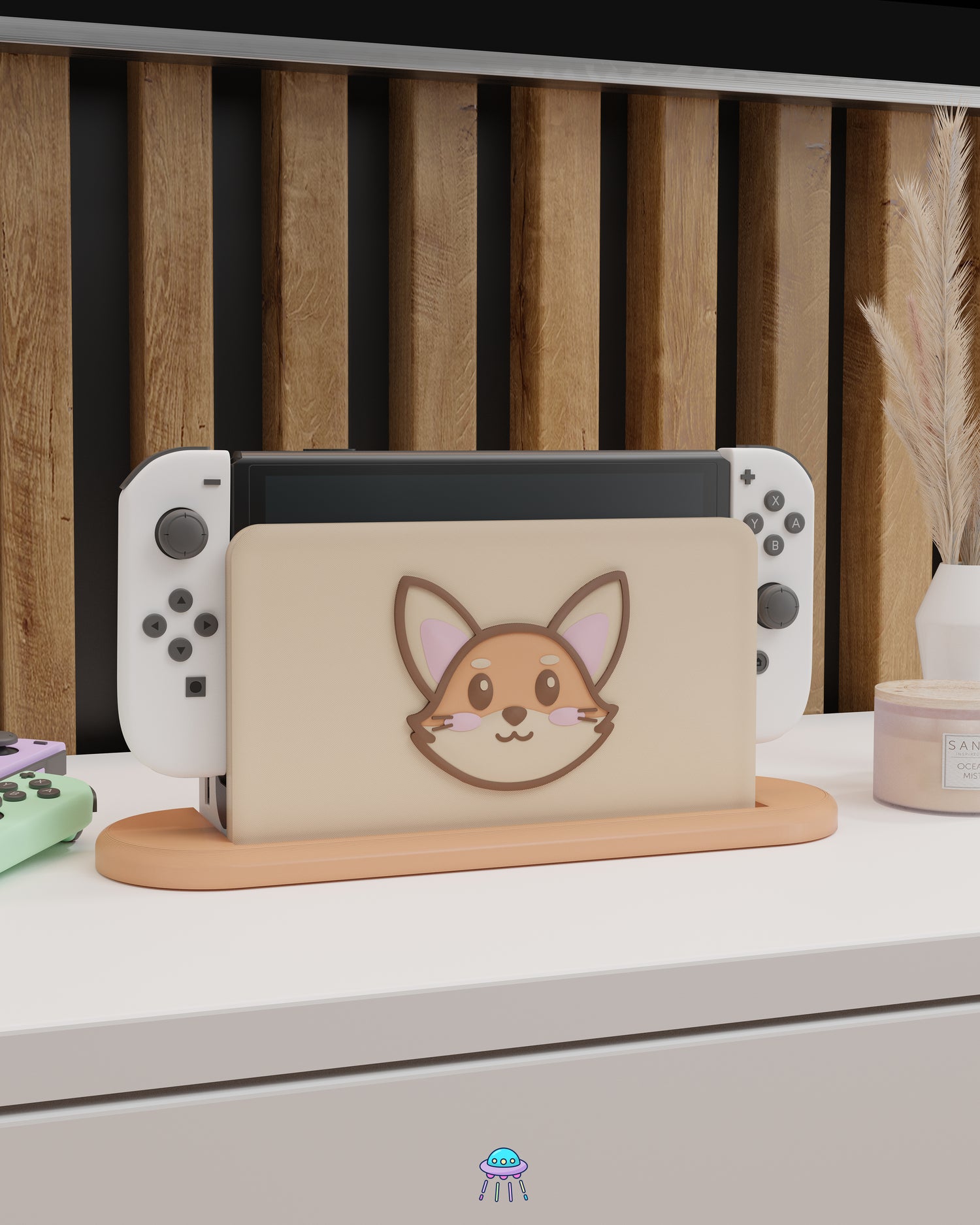 Fox Dock Cover for Nintendo Switch – Original Faceplate Design