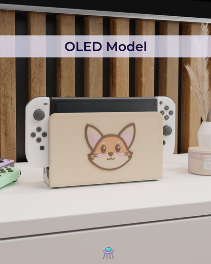 Fox Dock Cover for Nintendo Switch – Original Faceplate Design