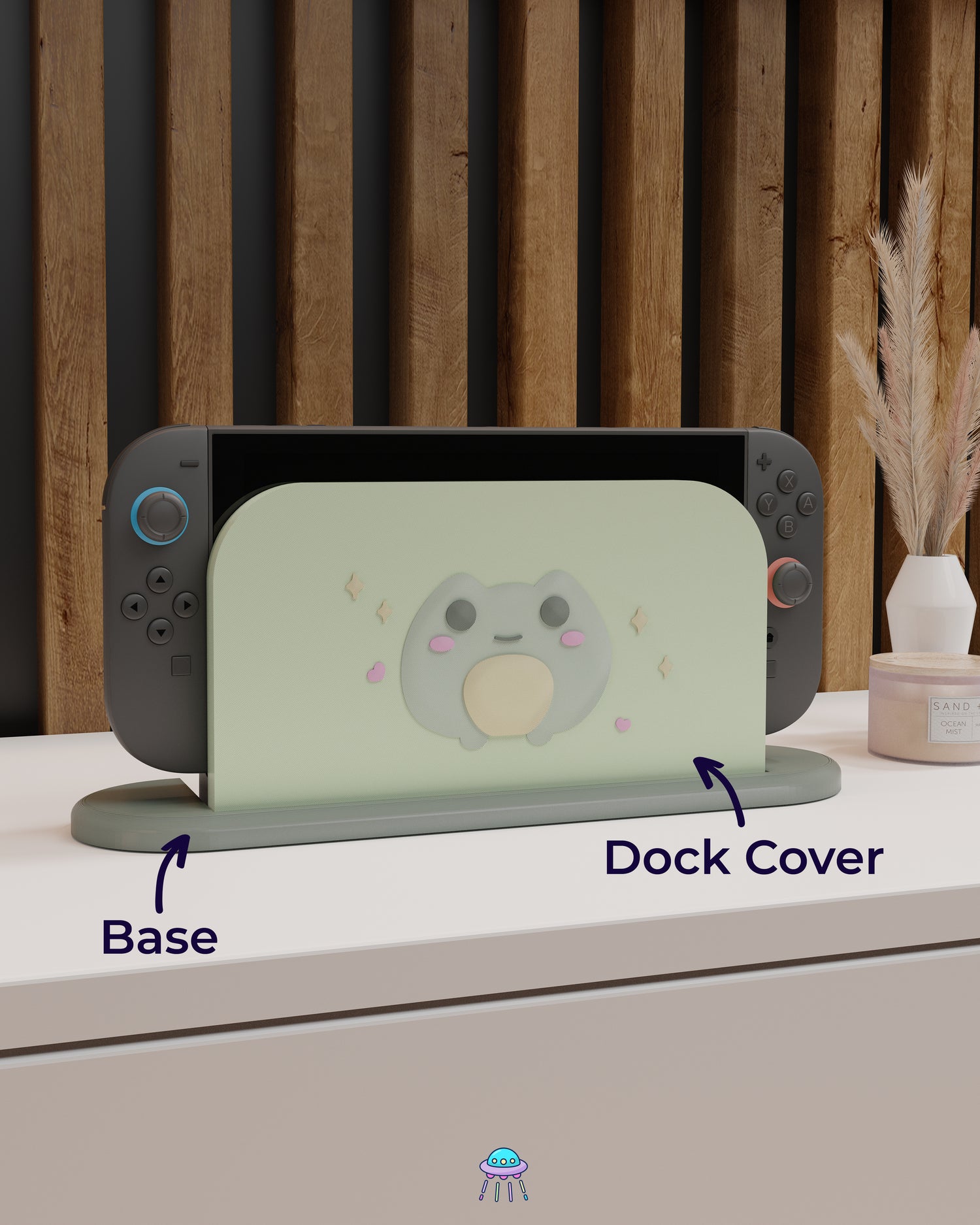 Froggy Dock Cover for Nintendo Switch 2 – Original Faceplate Design