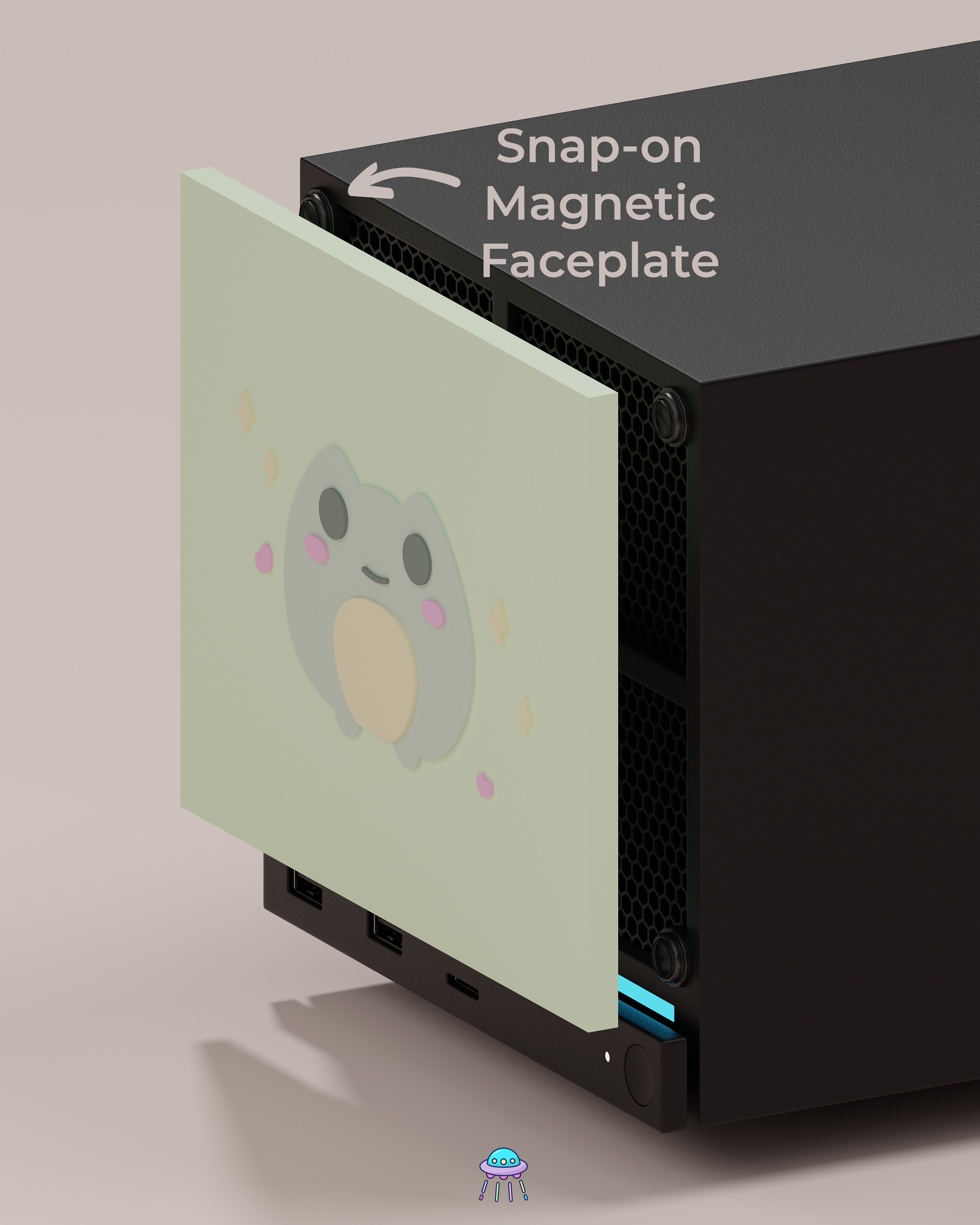 Froggy Valve Steam Machine Faceplate / Face Cover - In Stock