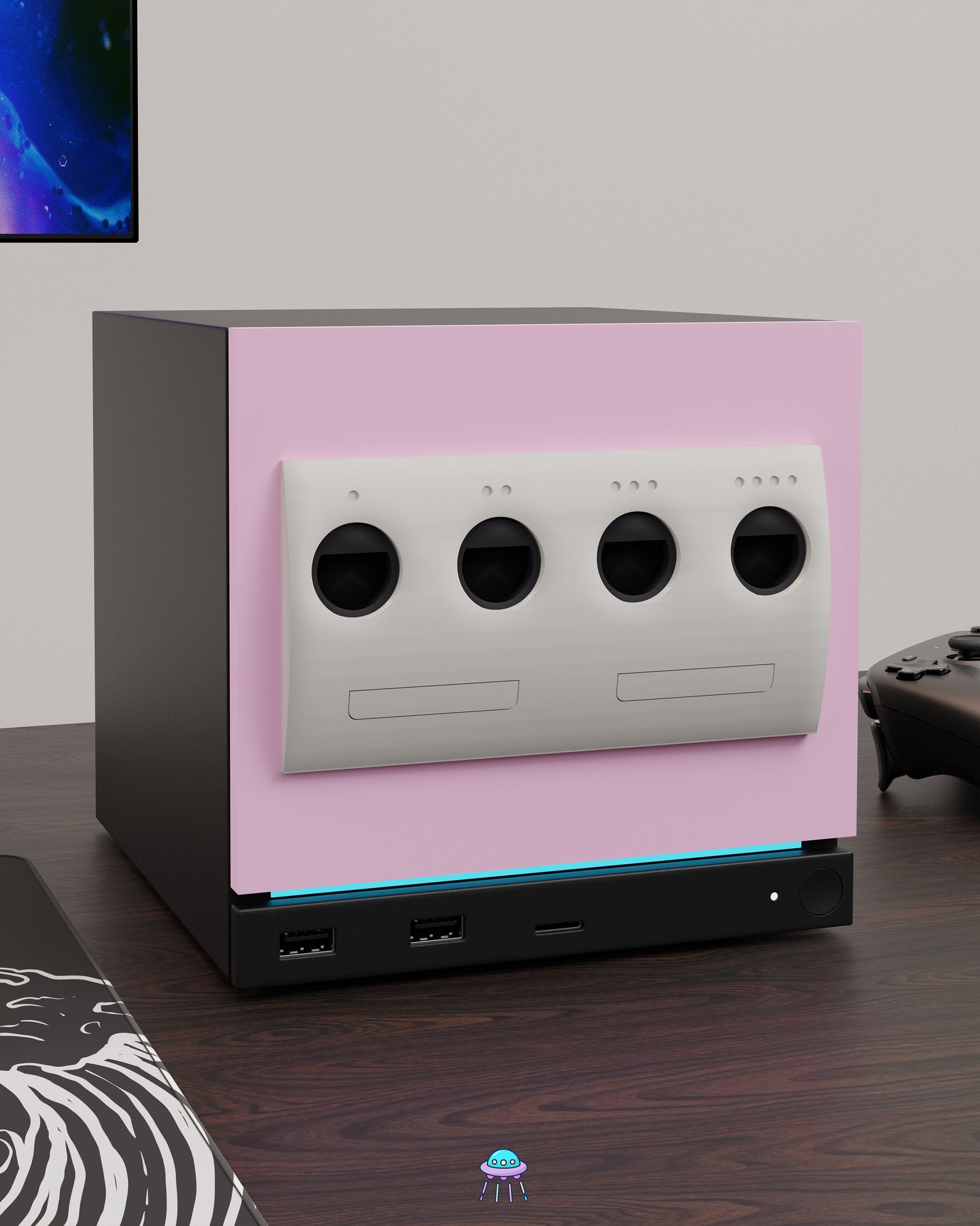 Girly Cube Valve Steam Machine Faceplate / Face Cover - In Stock