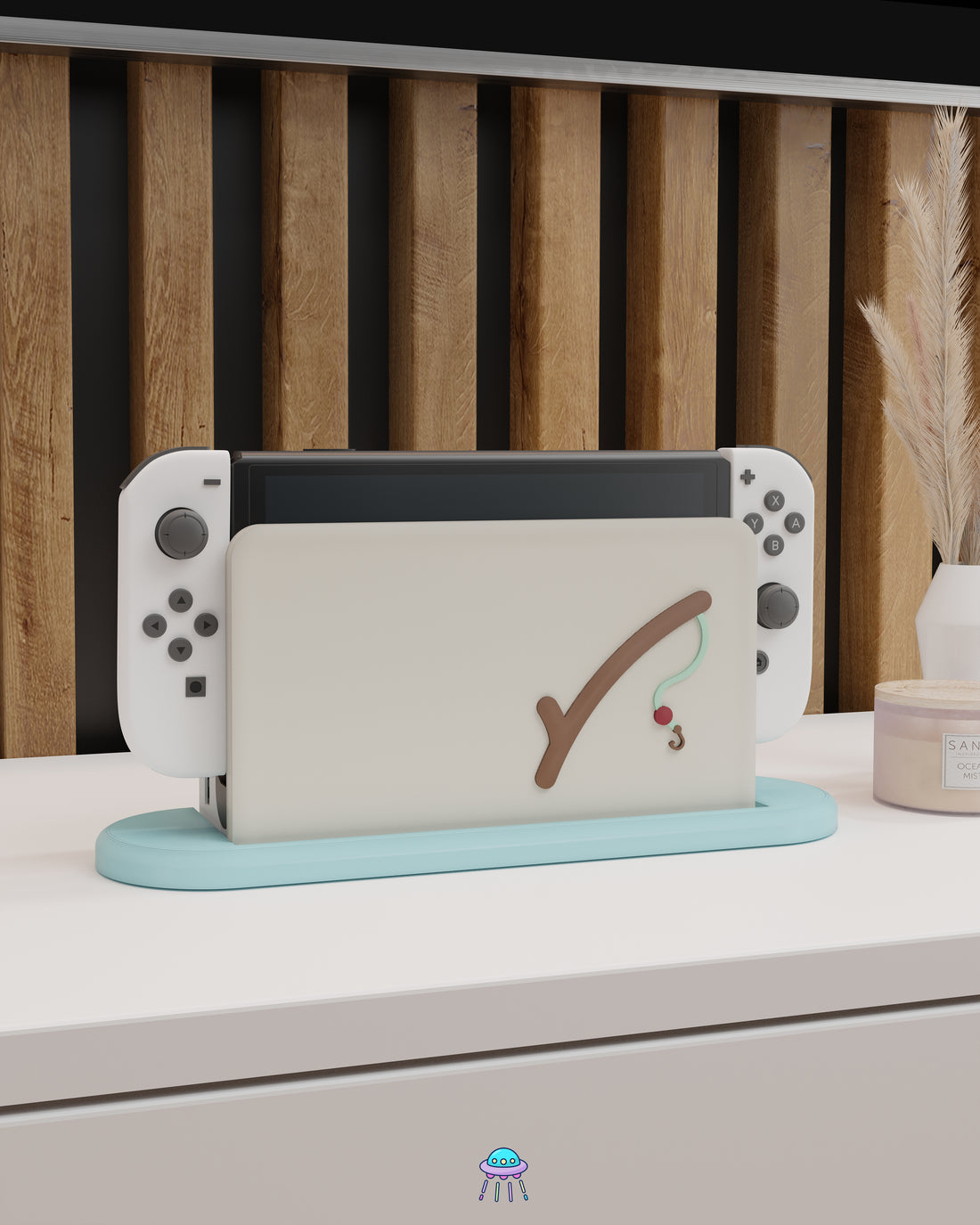 Gone Fishing Cover for Nintendo Switch – Original Faceplate Design