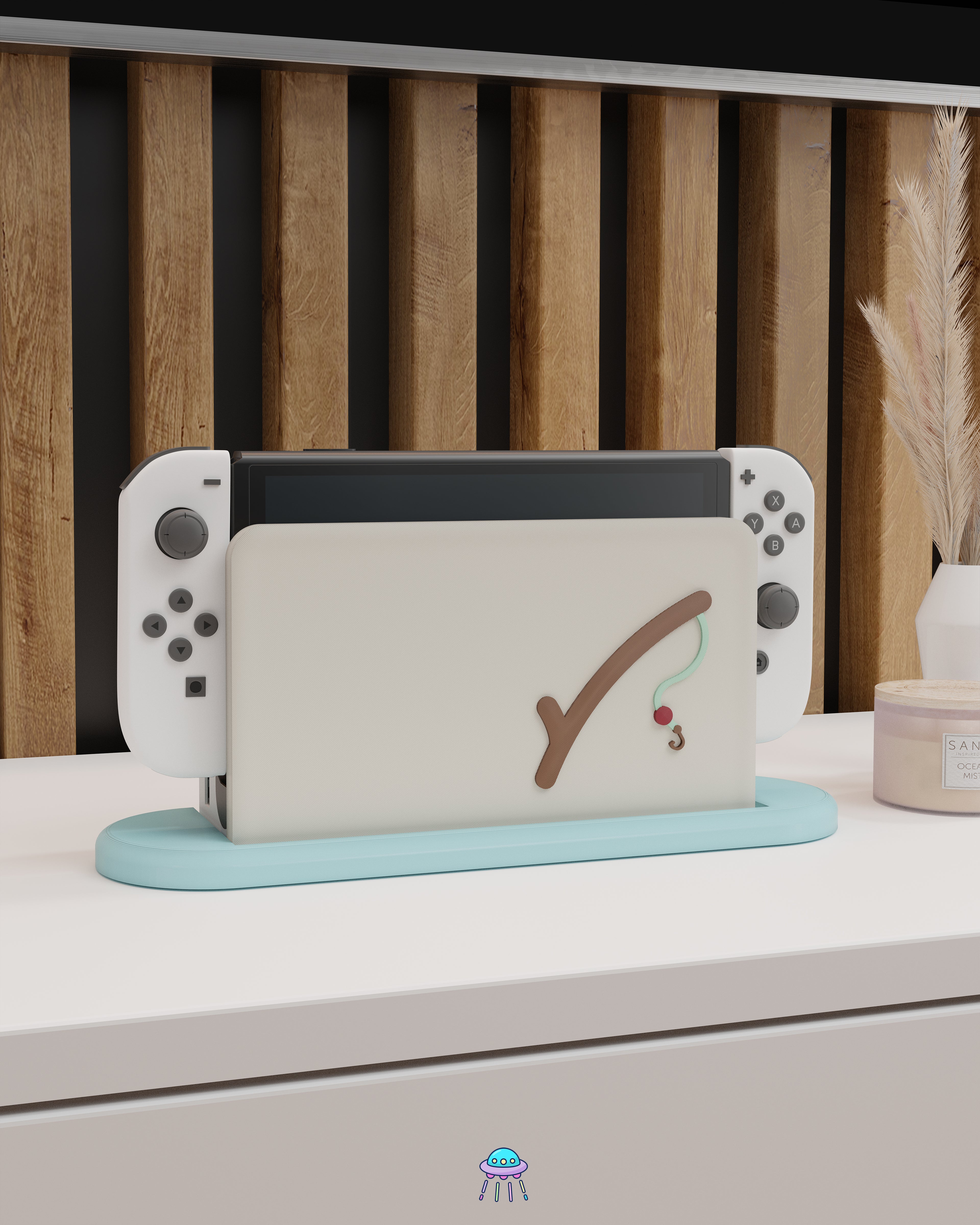 Gone Fishing Cover for Nintendo Switch – Original Faceplate Design