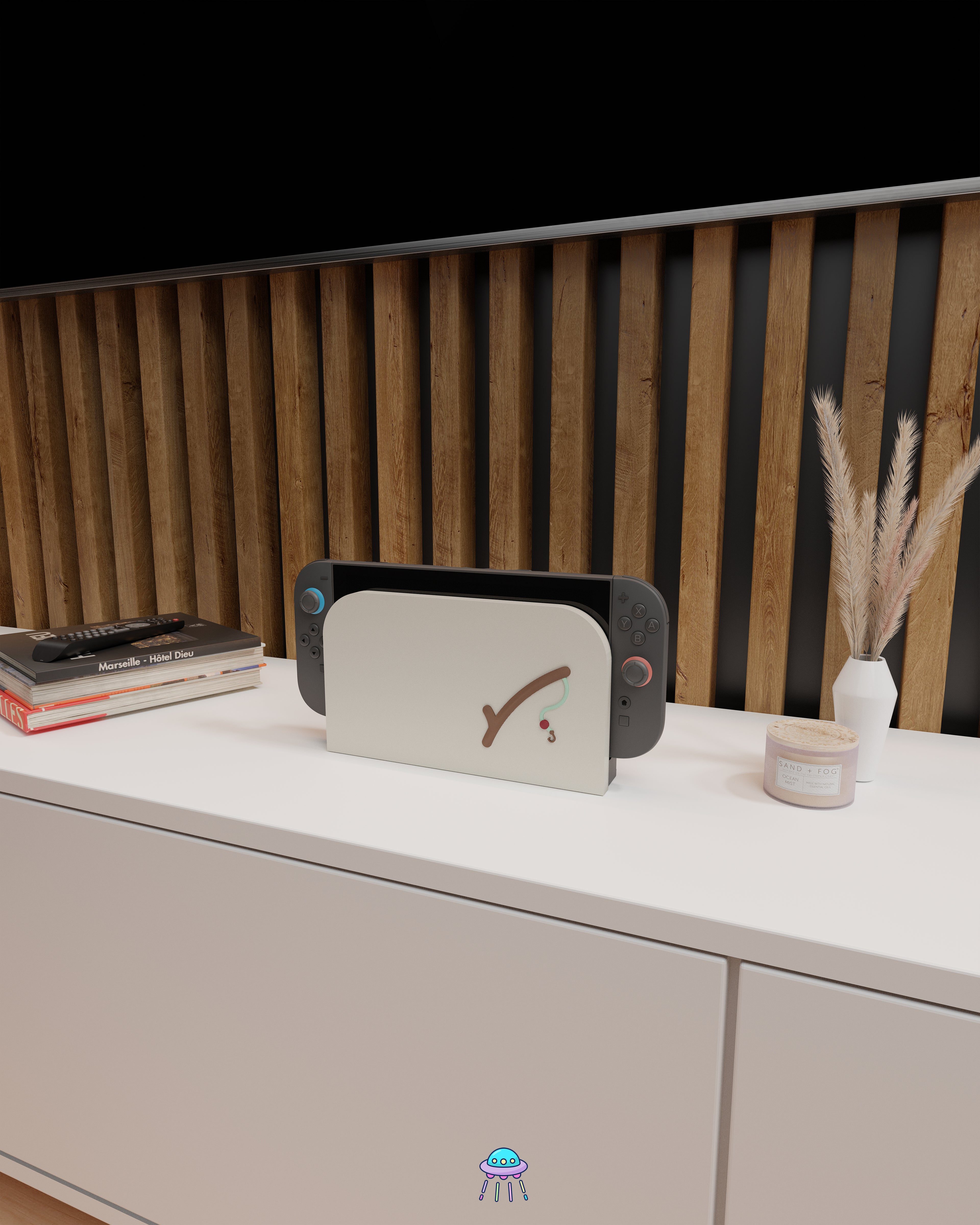 Gone Fishing Dock Cover for Nintendo Switch 2 – Original Faceplate Design