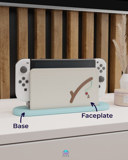 Gone Fishing Cover for Nintendo Switch – Original Faceplate Design
