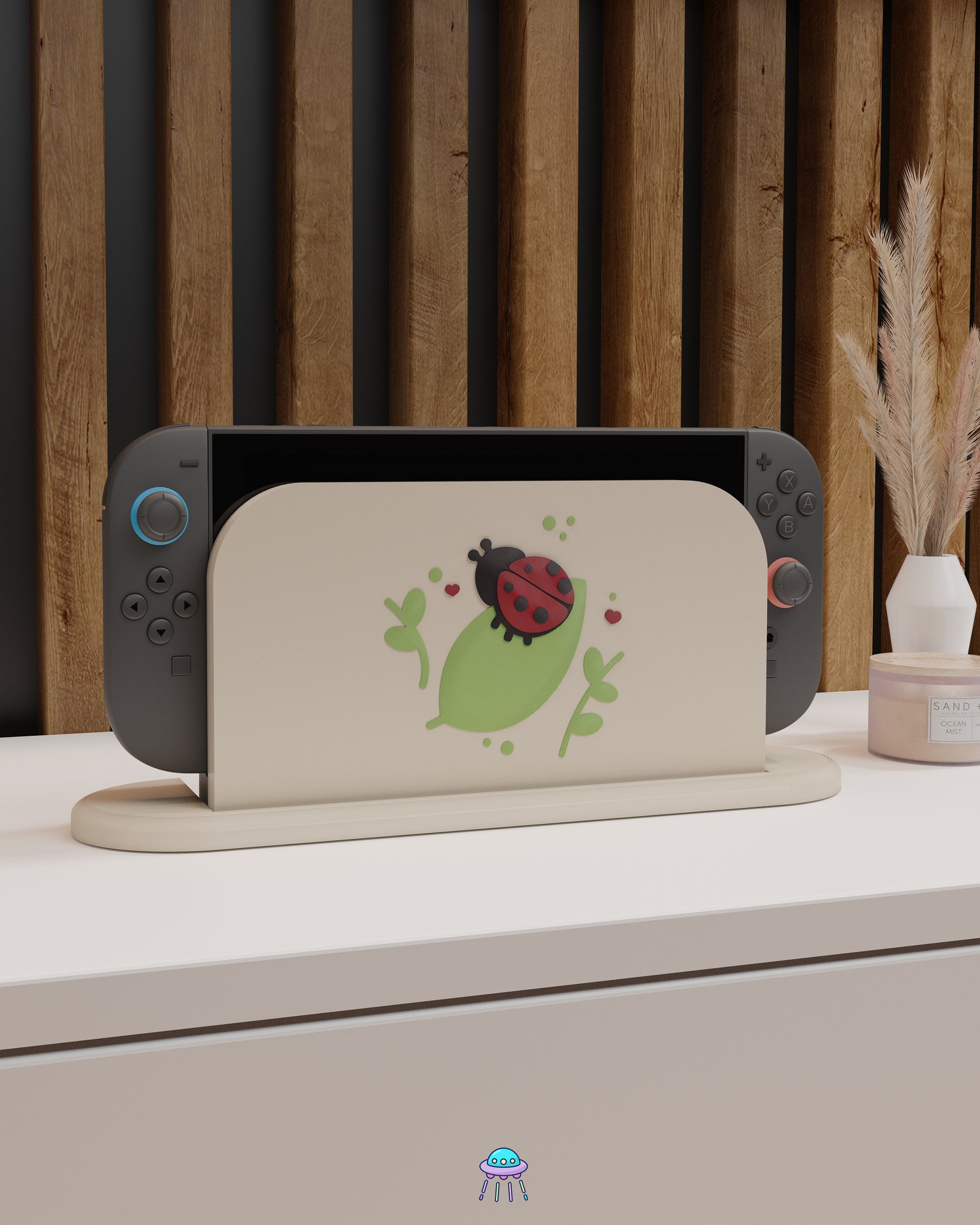 Ladybird Dock Cover for Nintendo Switch 2 – Original Faceplate Design