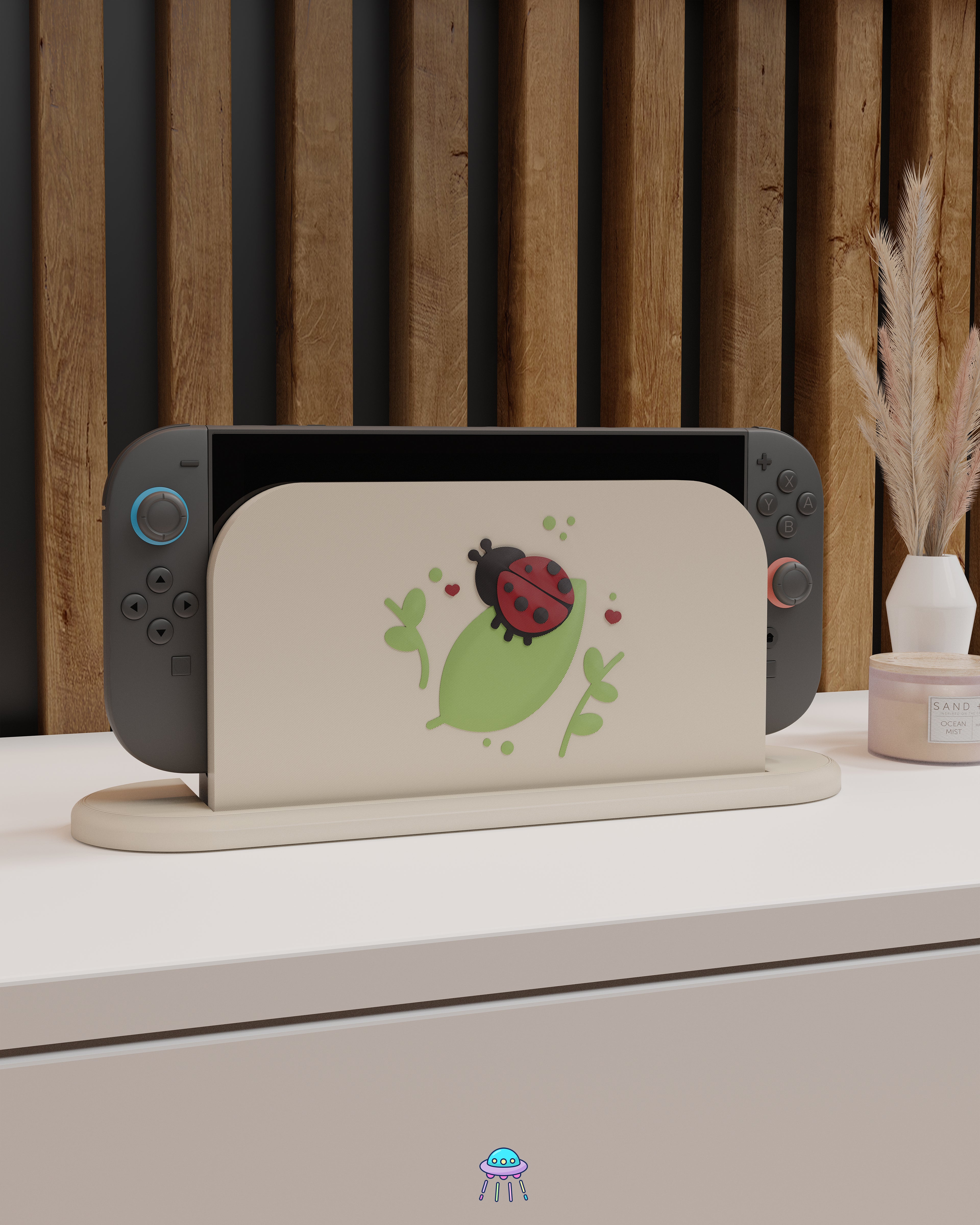Ladybird Dock Cover for Nintendo Switch 2 – Original Faceplate Design