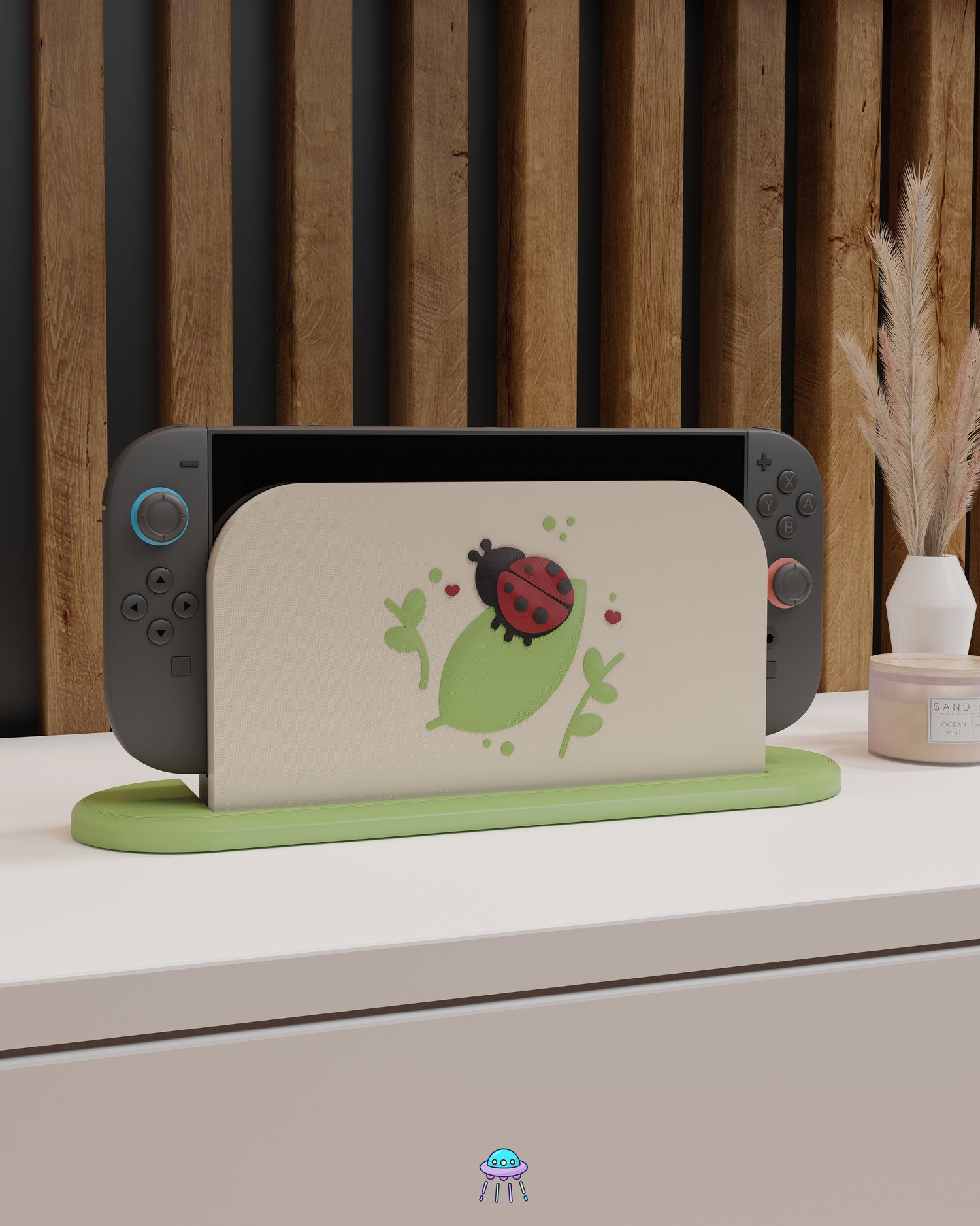 Ladybird Dock Cover for Nintendo Switch 2 – Original Faceplate Design