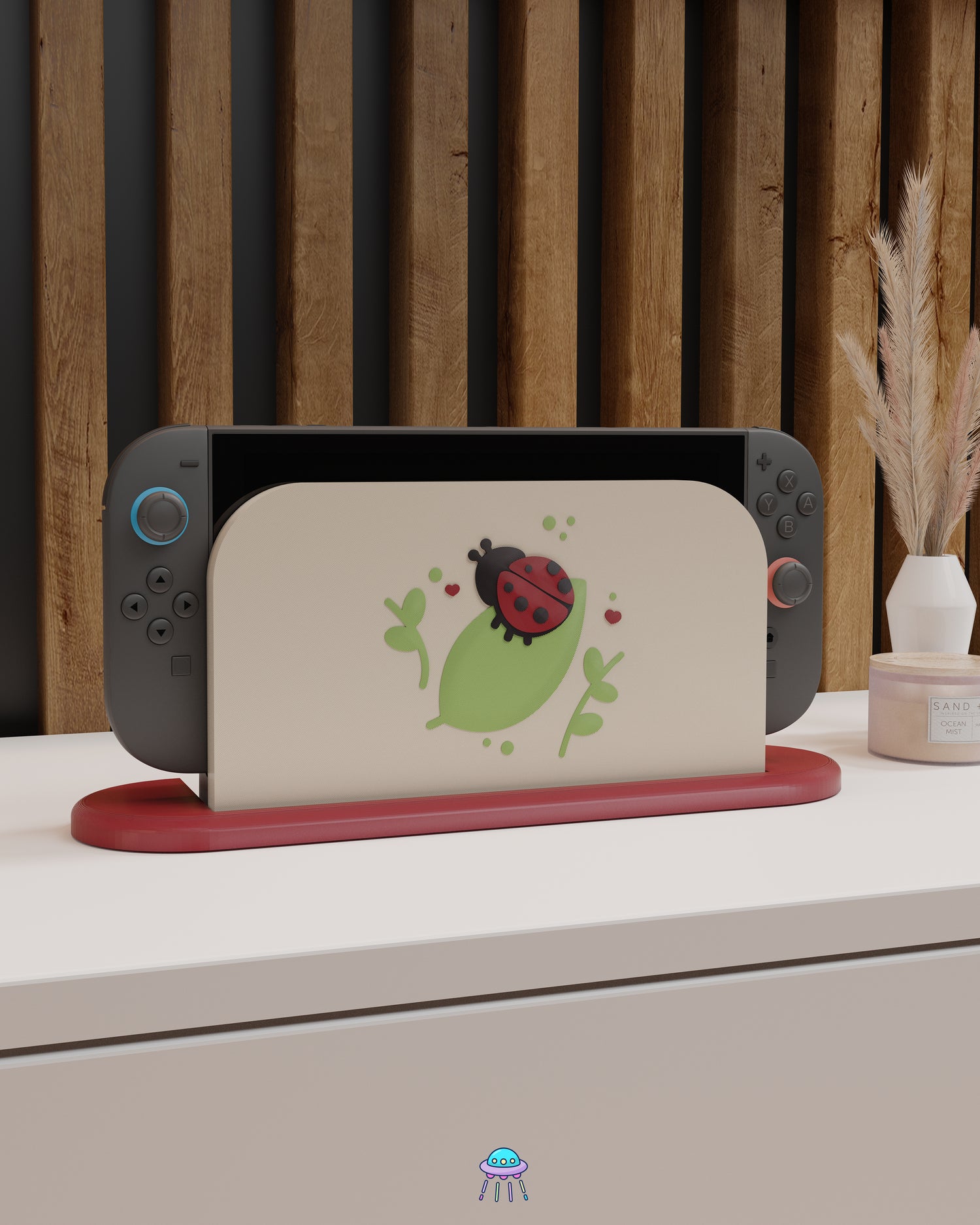 Ladybird Dock Cover for Nintendo Switch 2 – Original Faceplate Design