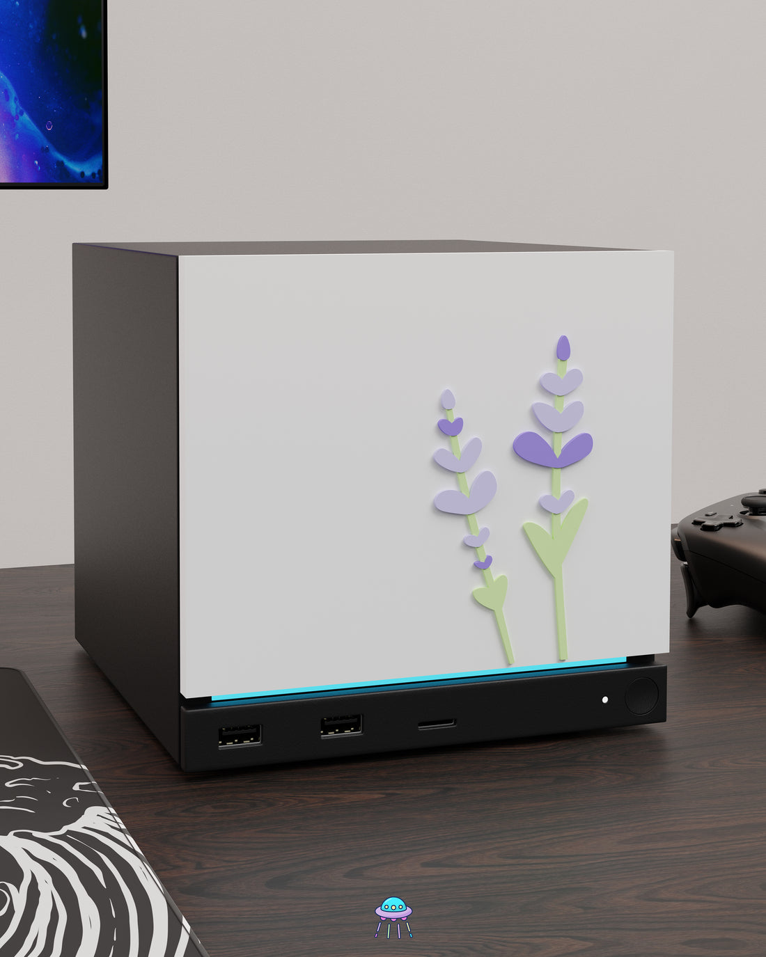 Lavender Valve Steam Machine Faceplate / Face Cover - In Stock