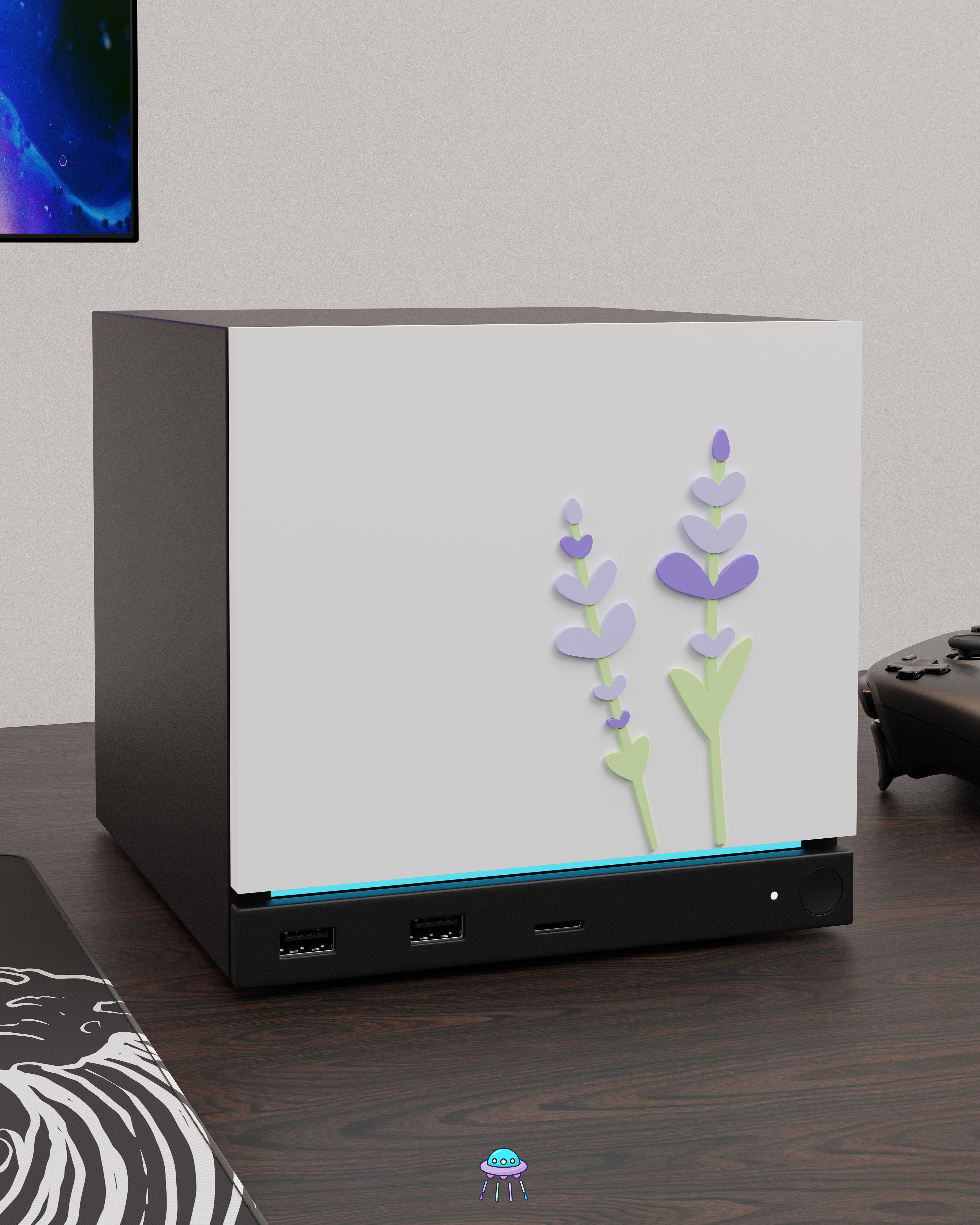 Lavender Valve Steam Machine Faceplate / Face Cover - In Stock