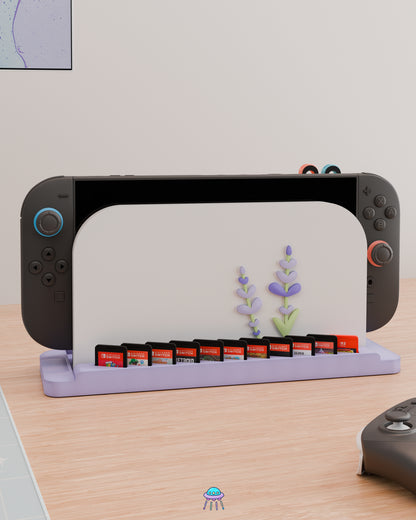 Lavender Dock Cover for Nintendo Switch 2 – Original Faceplate Design